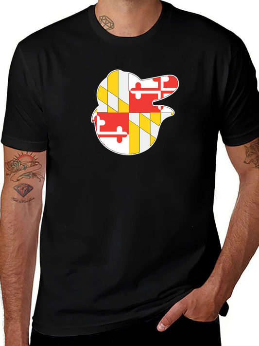 Maryland Crab T-Shirt Black Cotton Blend