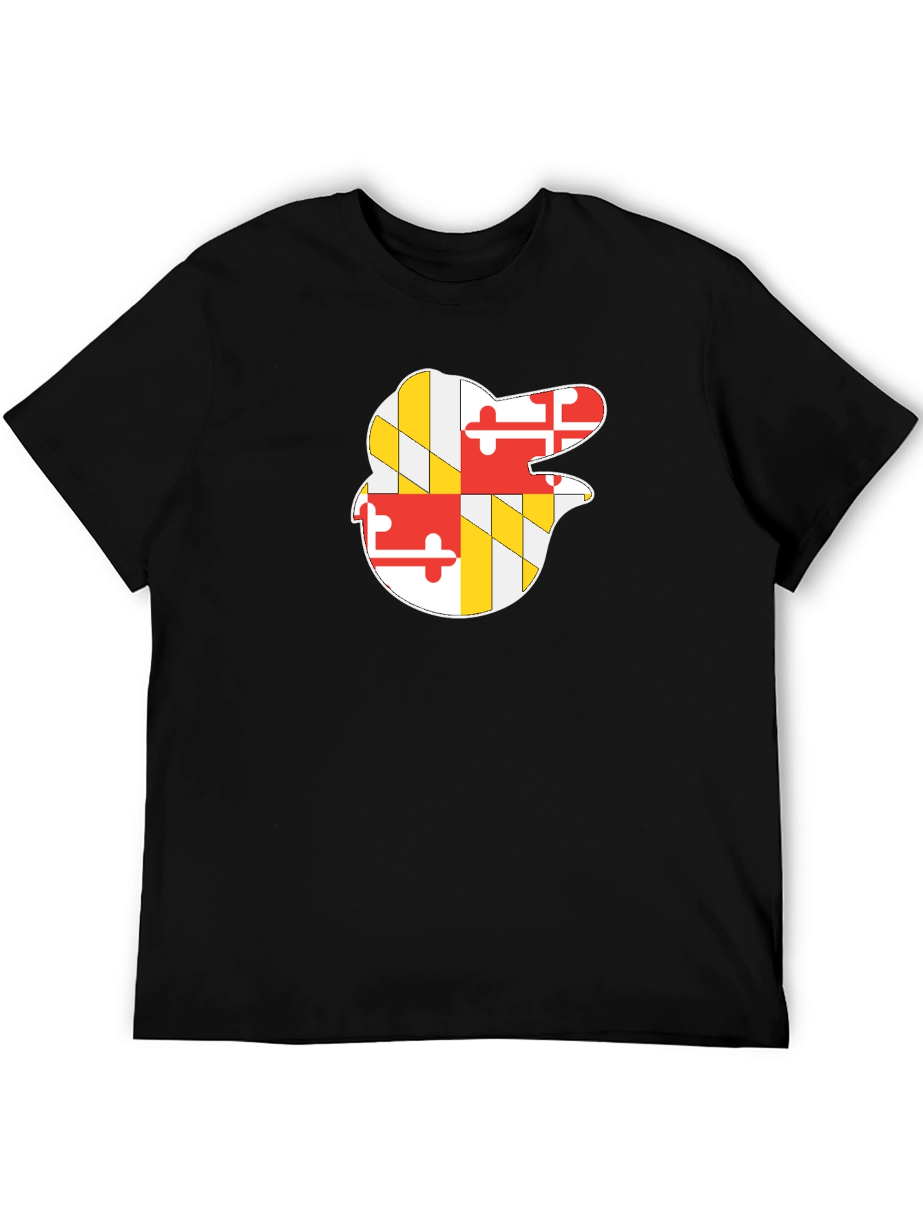 Maryland Crab T-Shirt Black Cotton Blend