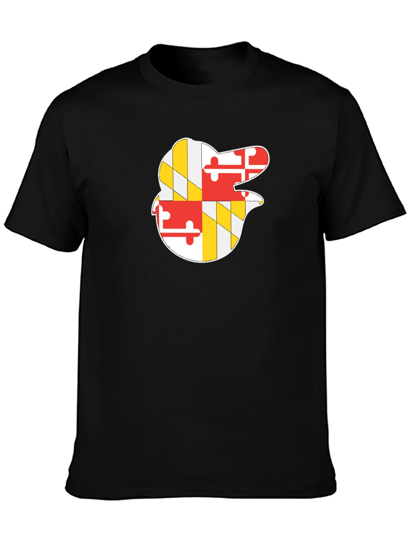 Maryland Crab T-Shirt Black Cotton Blend