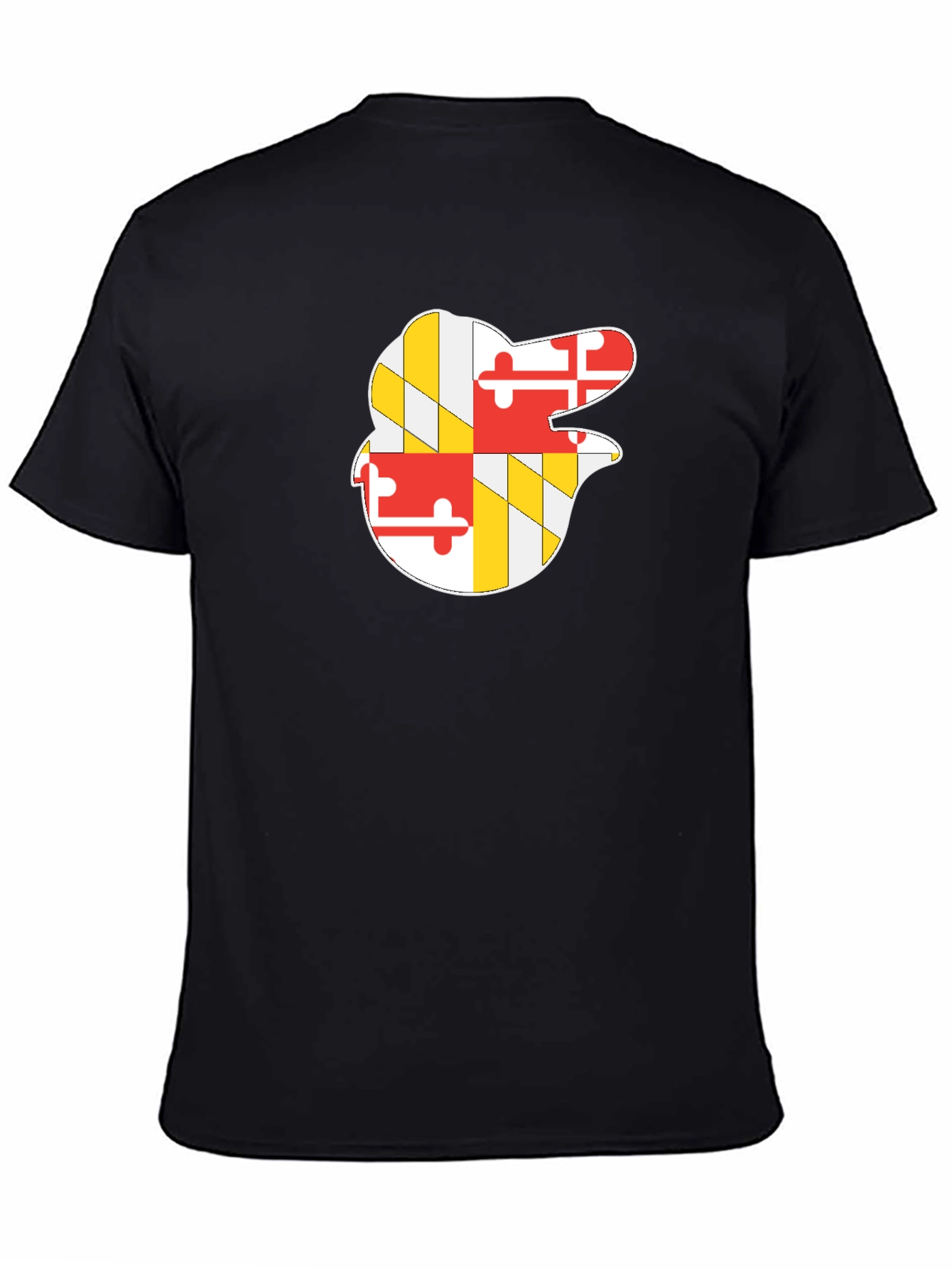 Maryland Crab T-Shirt Black Cotton Blend