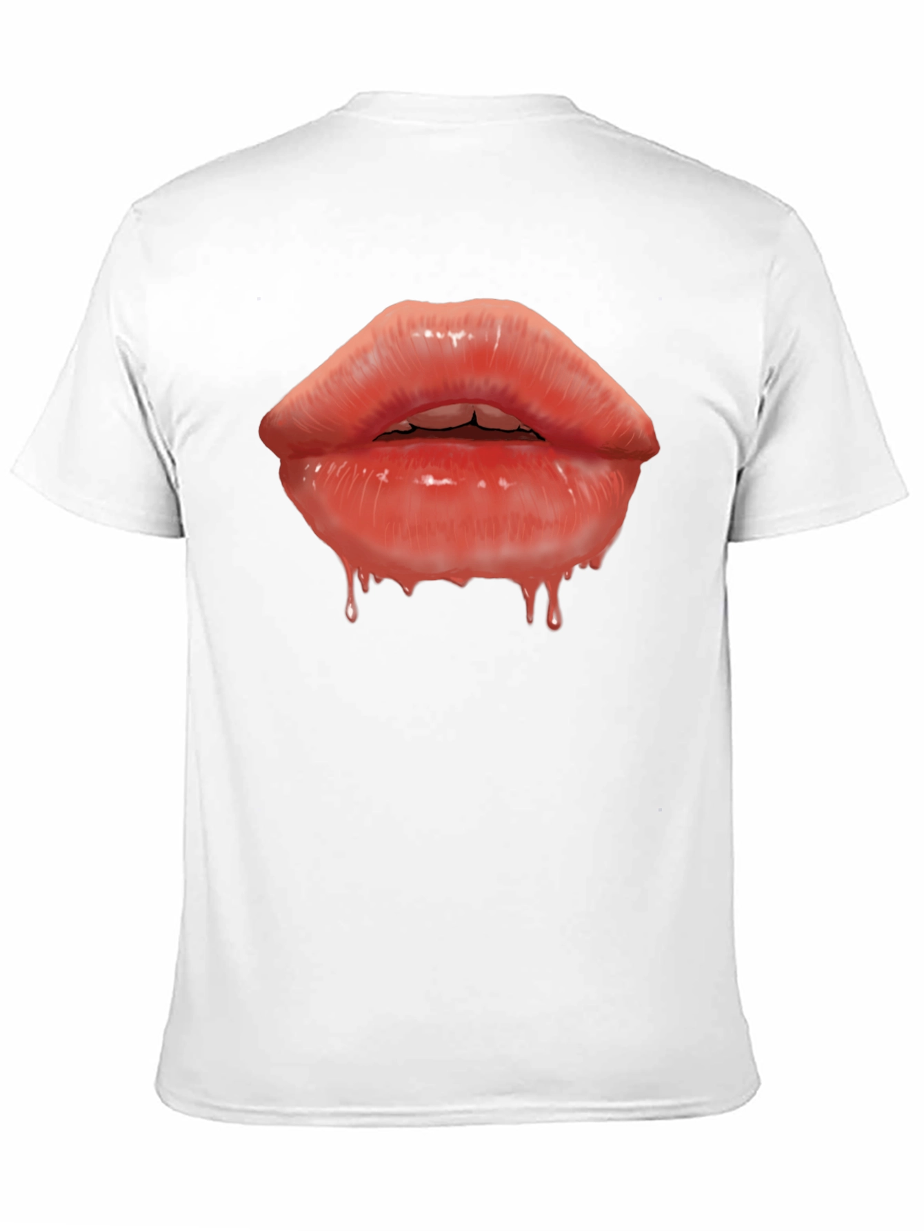 Lips Graphic T-Shirt - Mens Black Tee