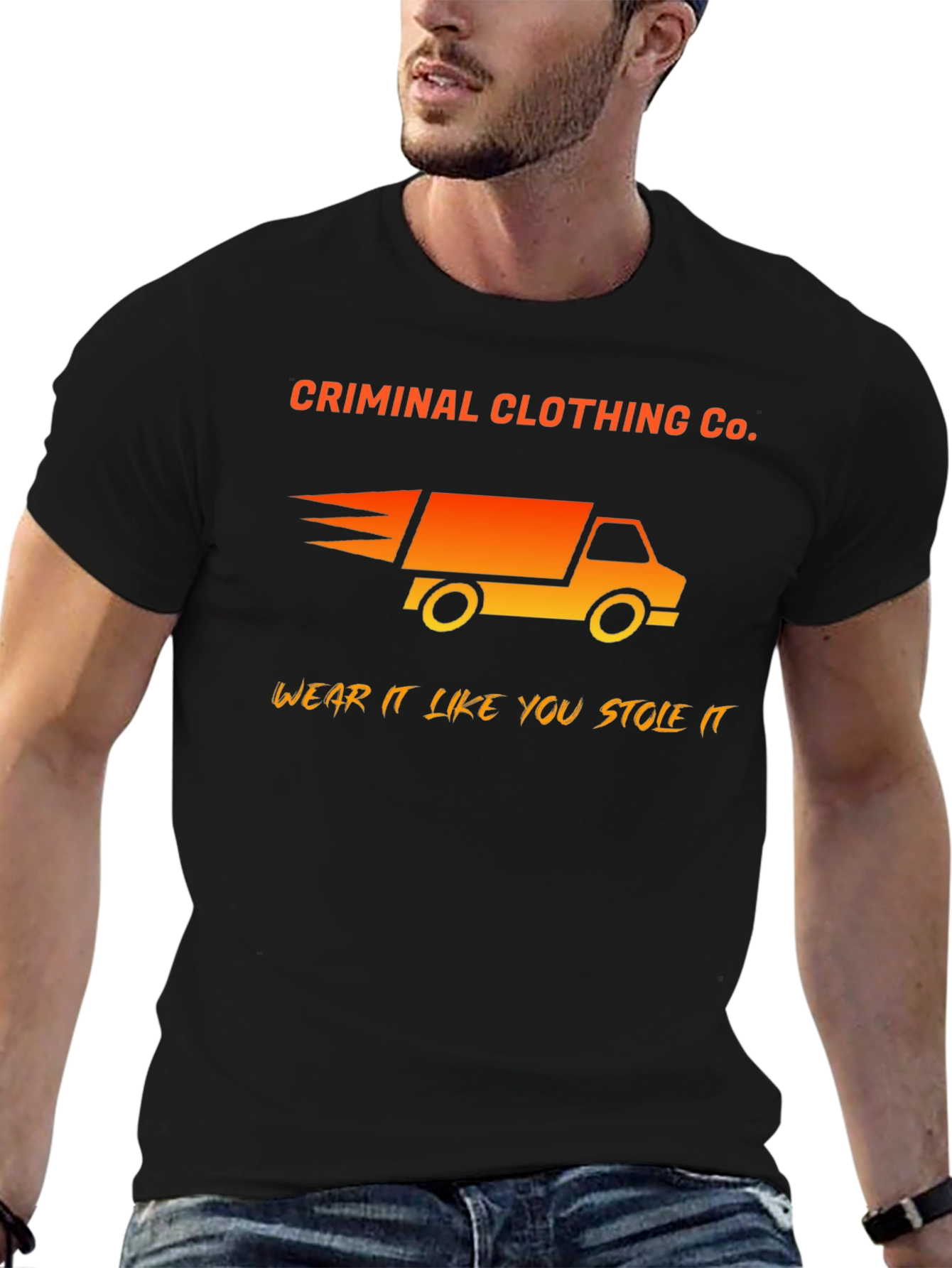 Criminal Clothing Co. Black Graphic T-Shirt