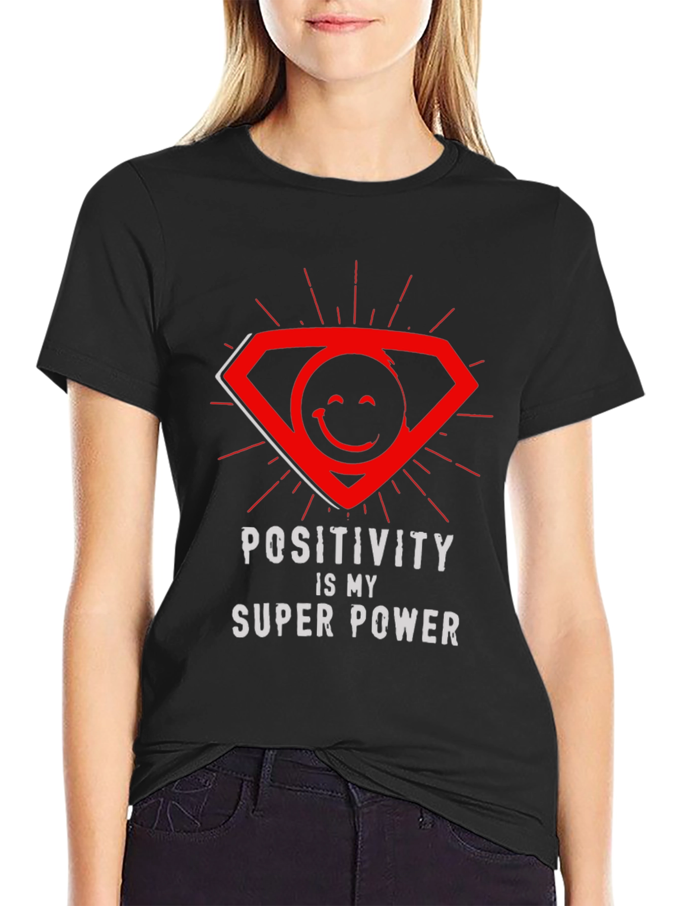 Positivity Super Power Graphic Tee