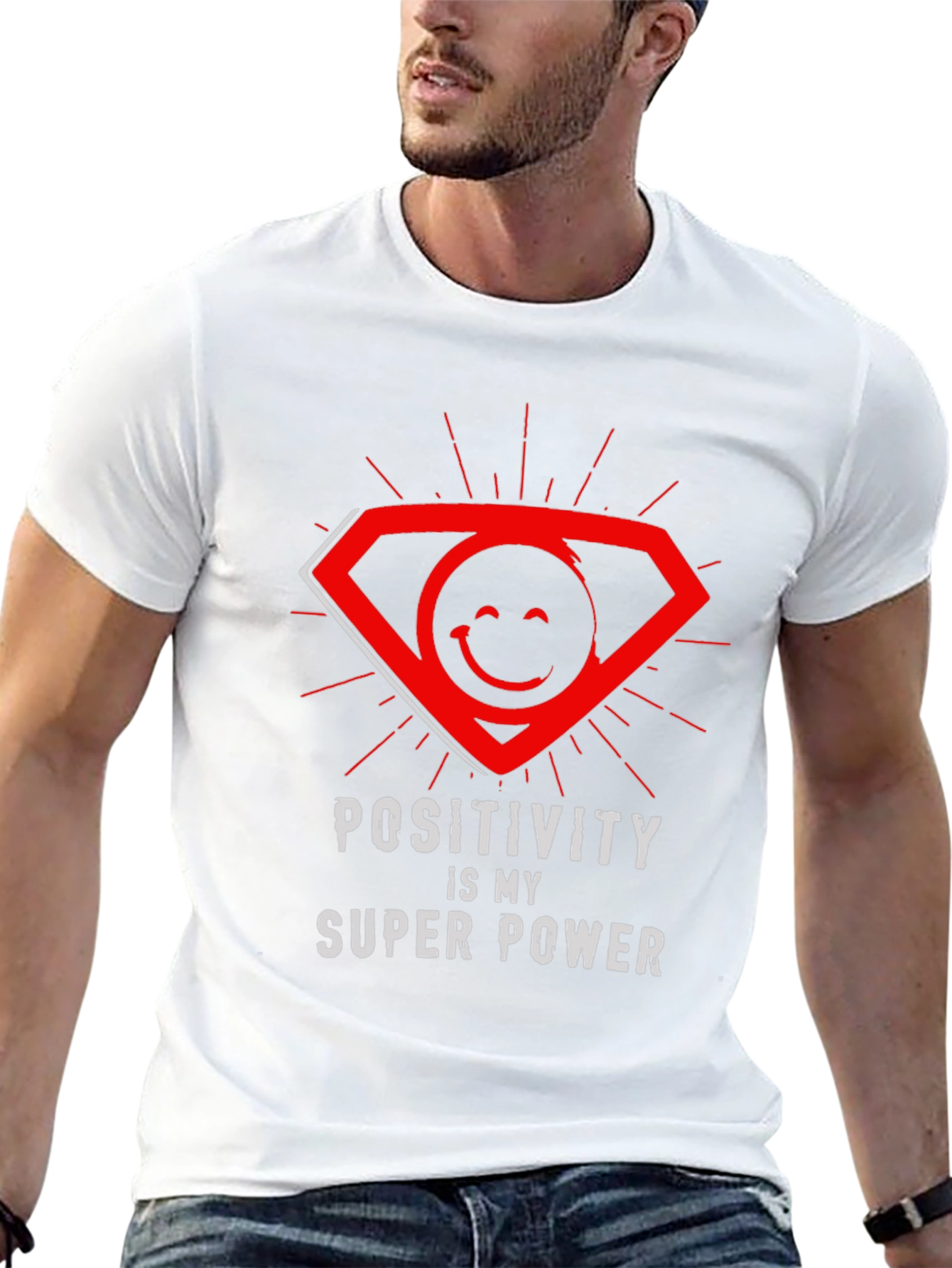 Positivity Super Power Graphic Tee