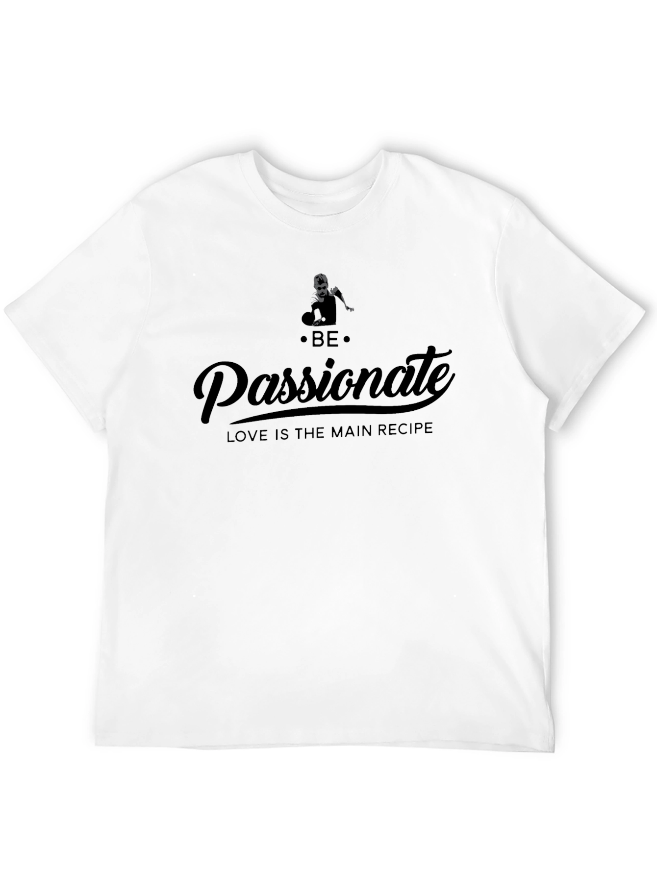 Passionate Recipe Black Graphic Tee