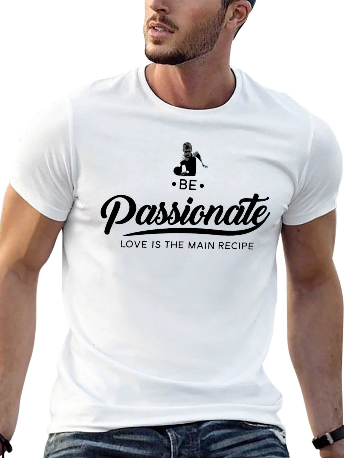 Passionate Recipe Black Graphic Tee