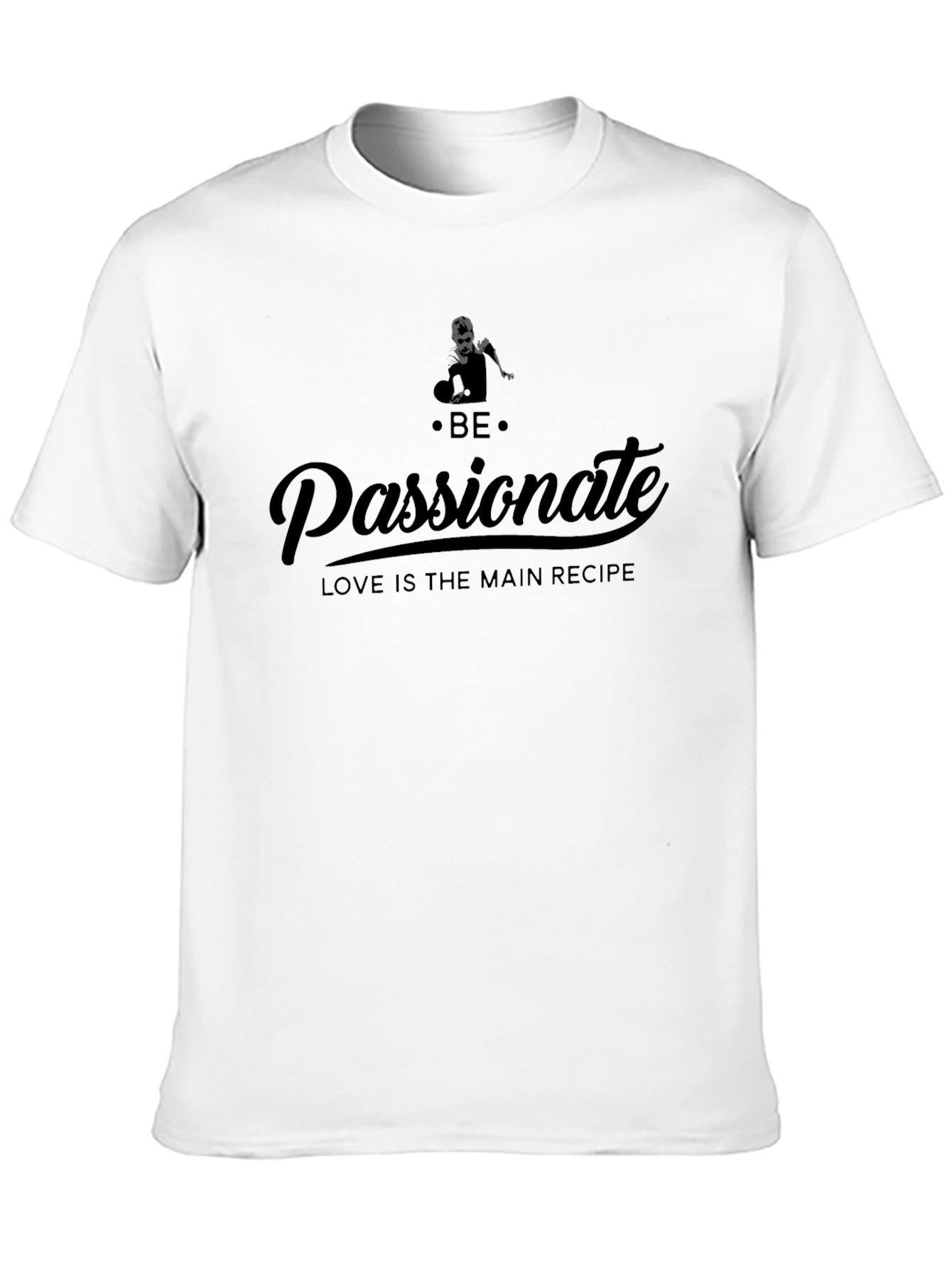 Passionate Recipe Black Graphic Tee