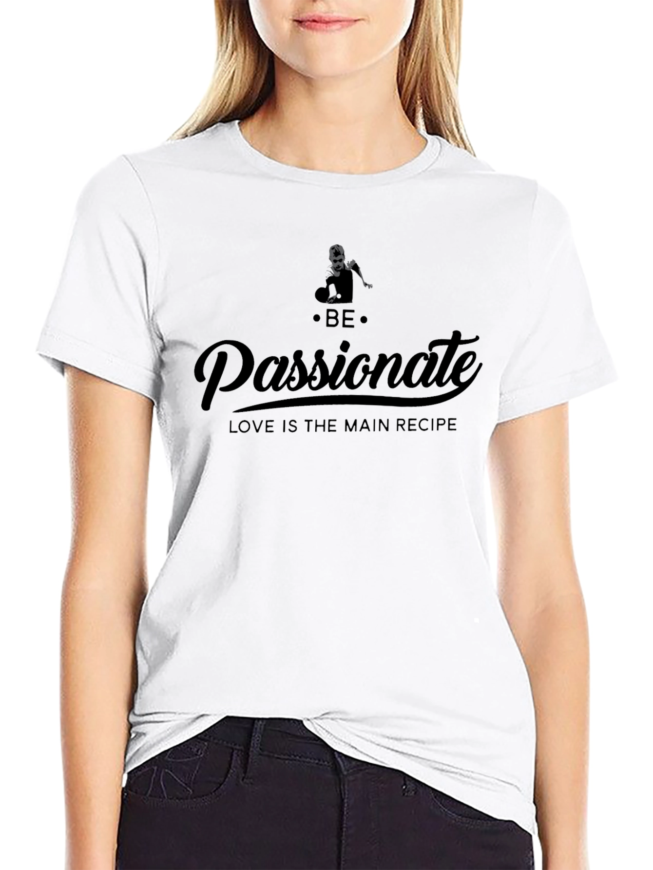 Passionate Recipe Black Graphic Tee