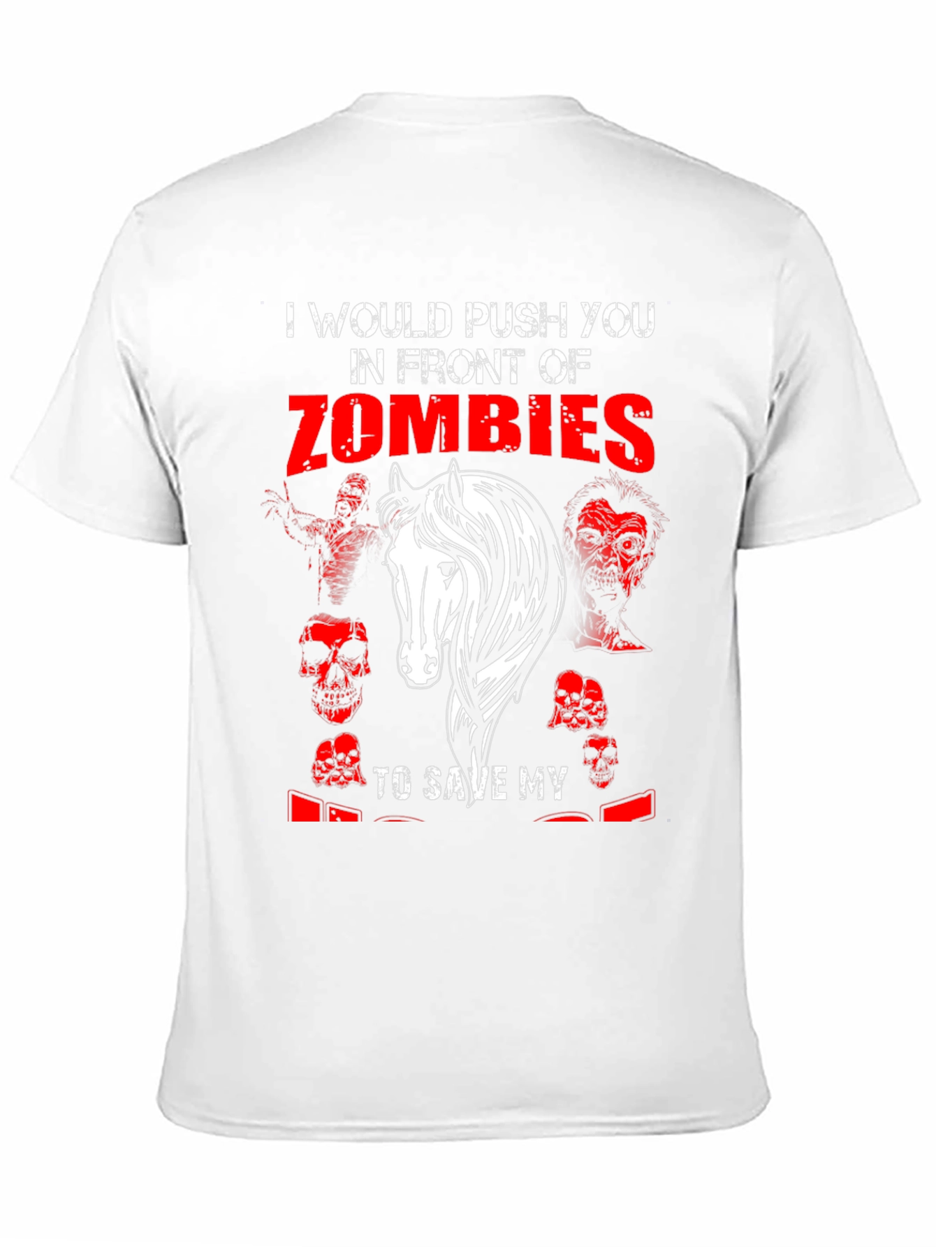 Zombie Horse Graphic T-Shirt