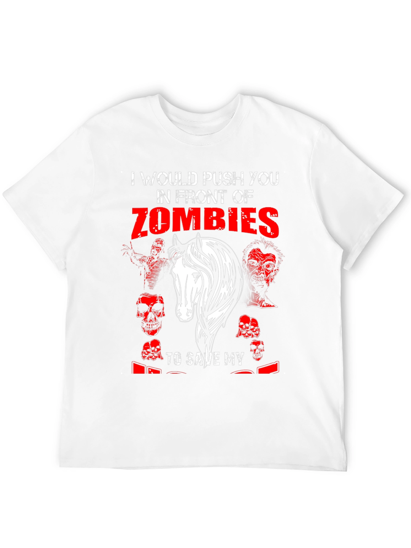 Zombie Horse Graphic T-Shirt
