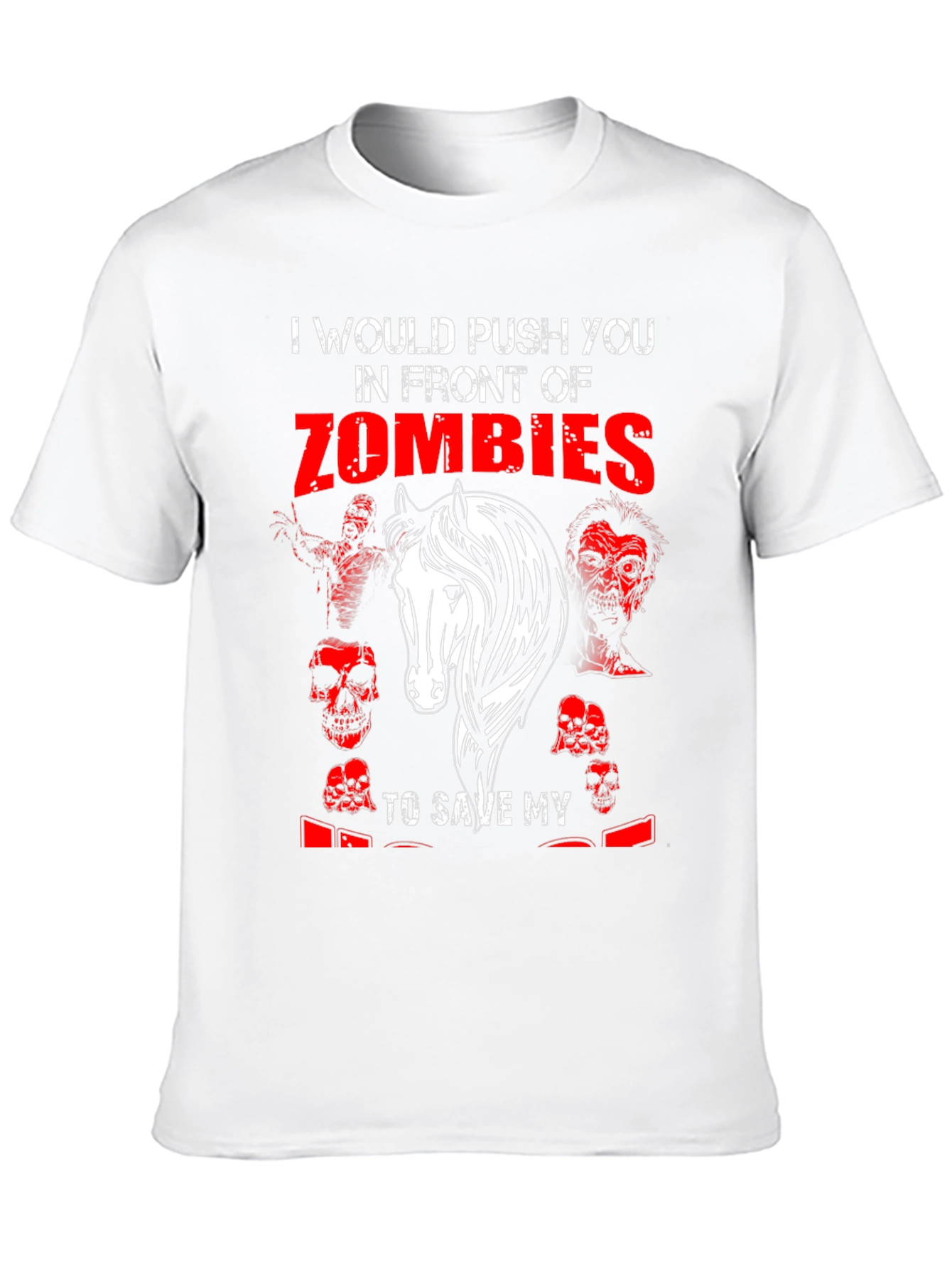 Zombie Horse Graphic T-Shirt