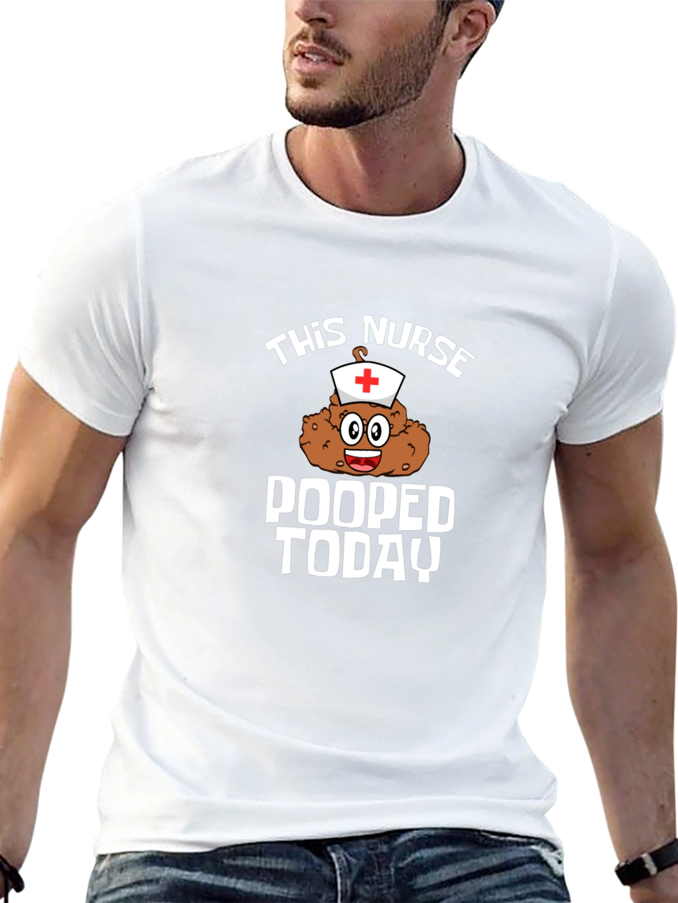 Funny Nurse Pooped Today T-Shirt