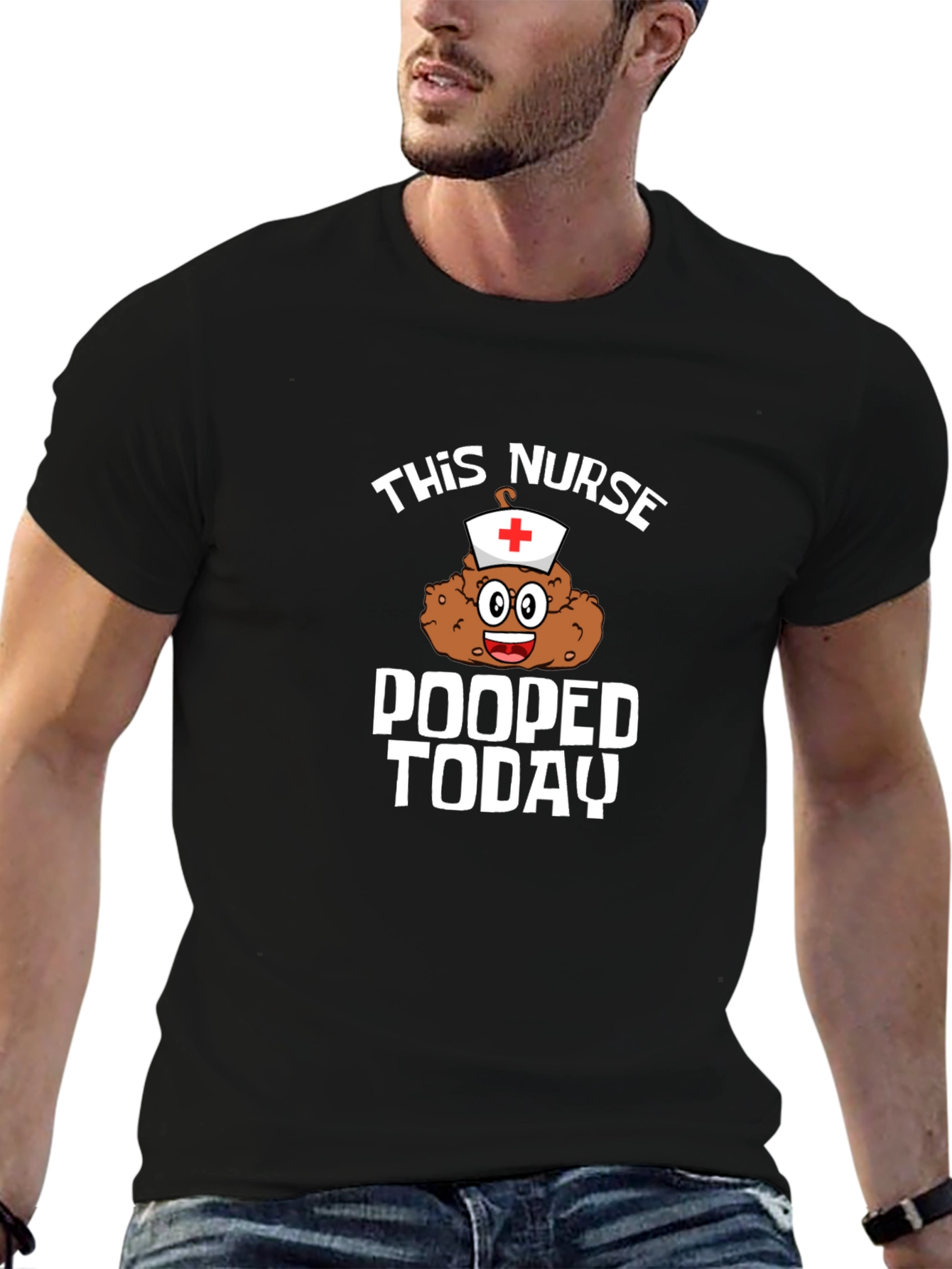Funny Nurse Pooped Today T-Shirt