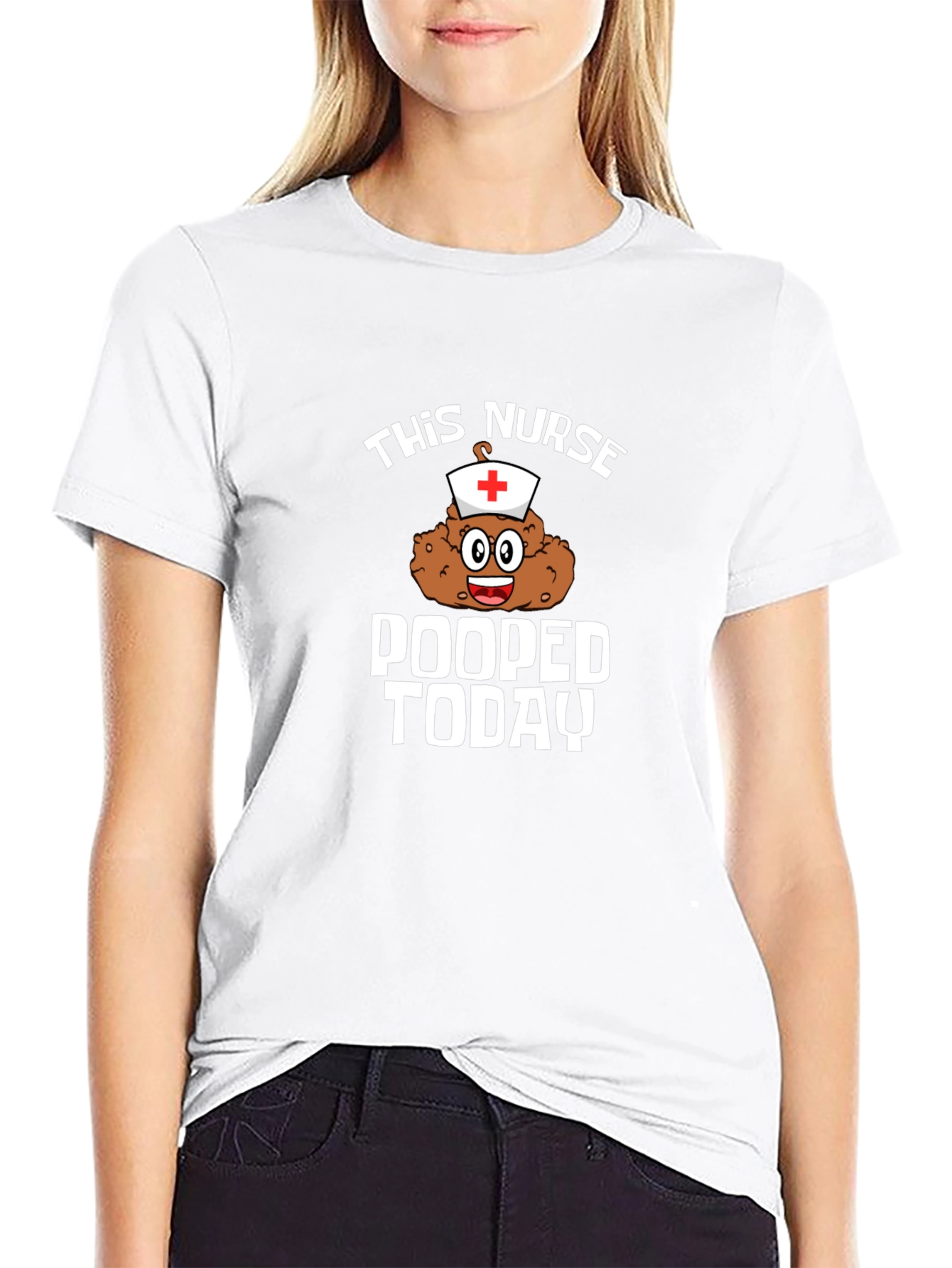 Funny Nurse Pooped Today T-Shirt
