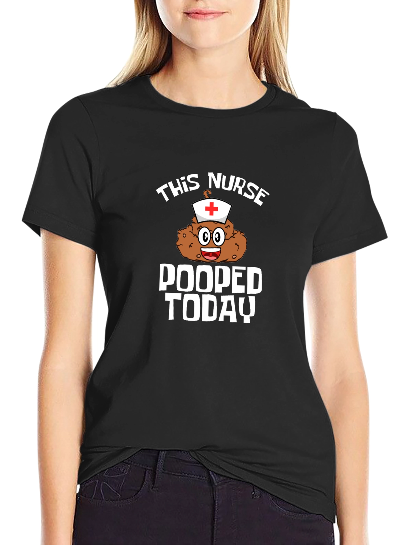 Funny Nurse Pooped Today T-Shirt