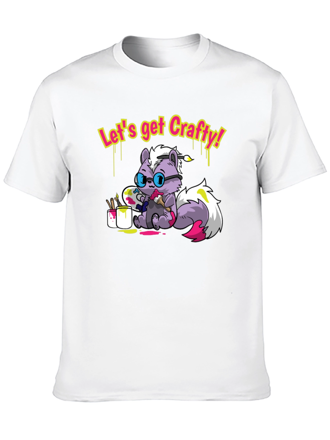 Crafty Skunk Black T-Shirt
