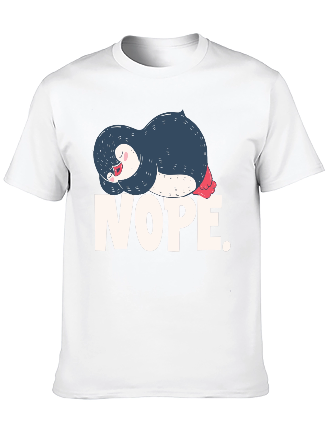 Nope Sloth Penguin T-Shirt