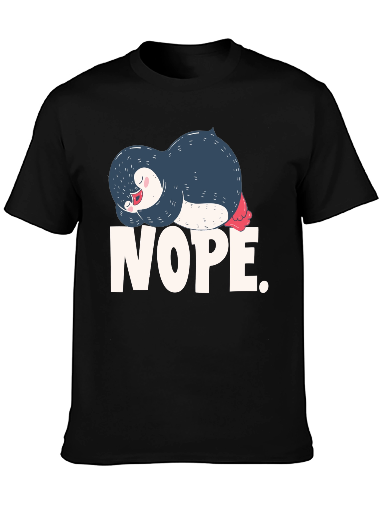 Nope Sloth Penguin T-Shirt