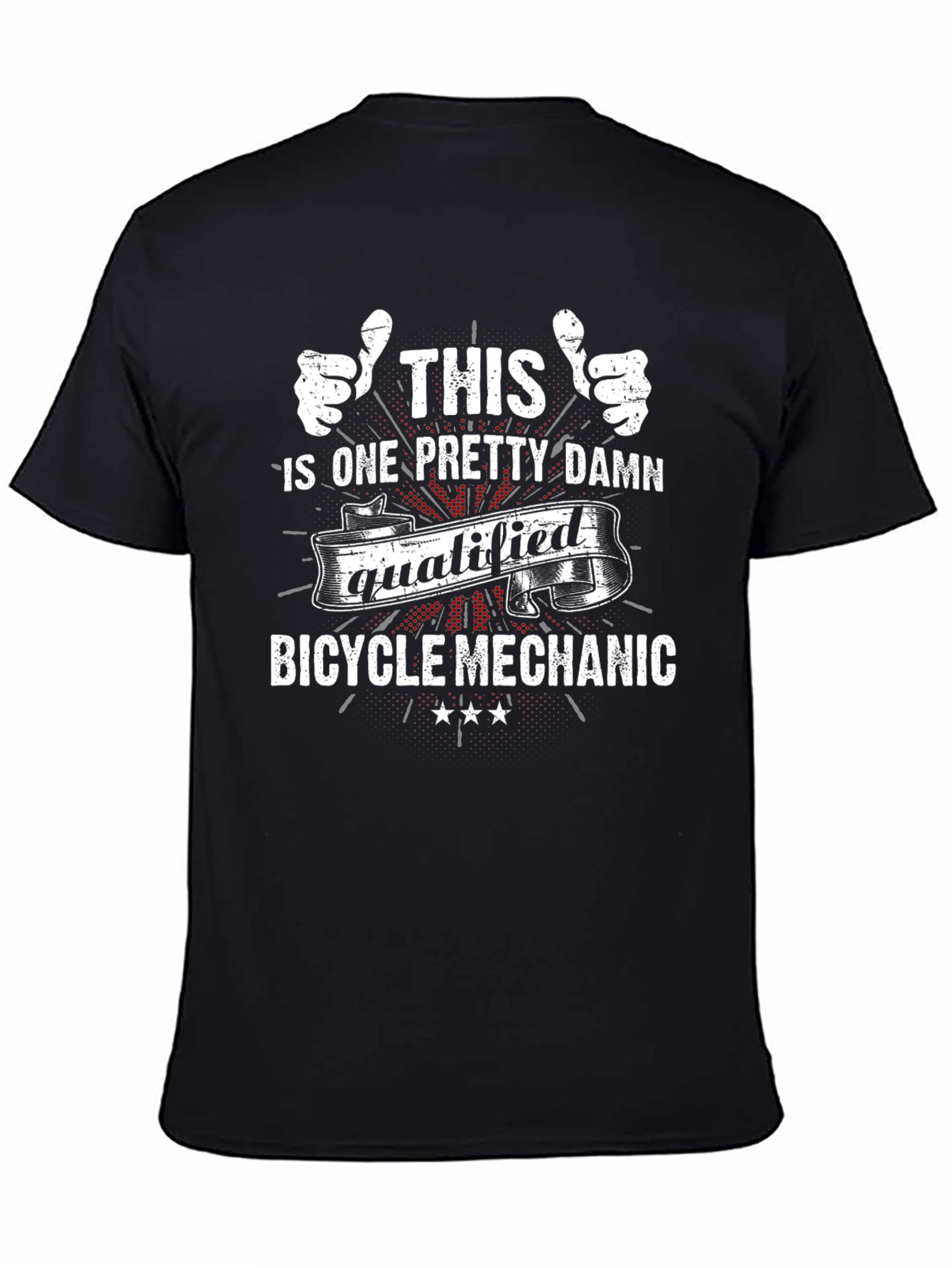 Qualified Bicycle Mechanic Graphic T-Shirt