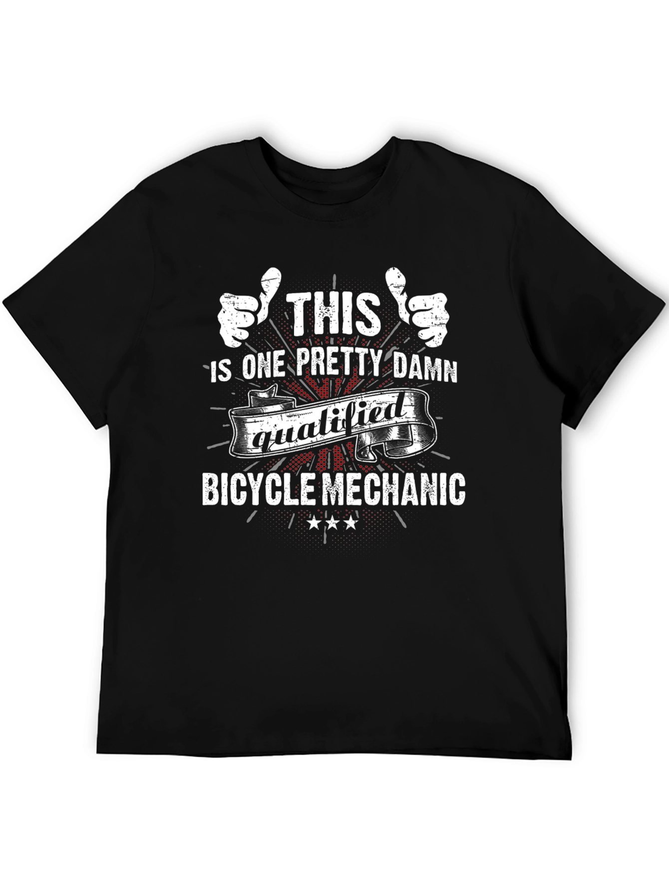 Qualified Bicycle Mechanic Graphic T-Shirt