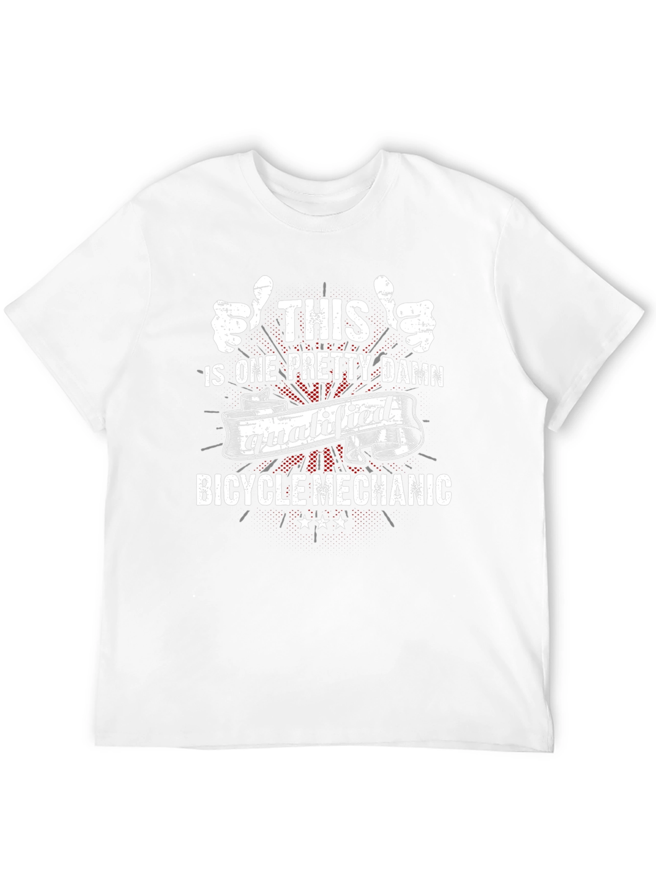 Qualified Bicycle Mechanic Graphic T-Shirt