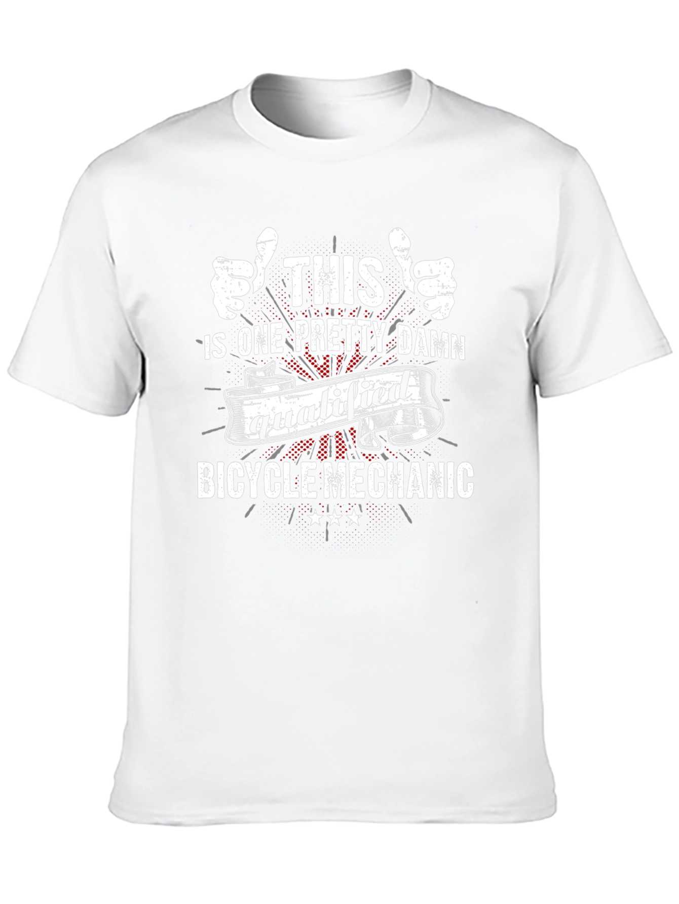 Qualified Bicycle Mechanic Graphic T-Shirt