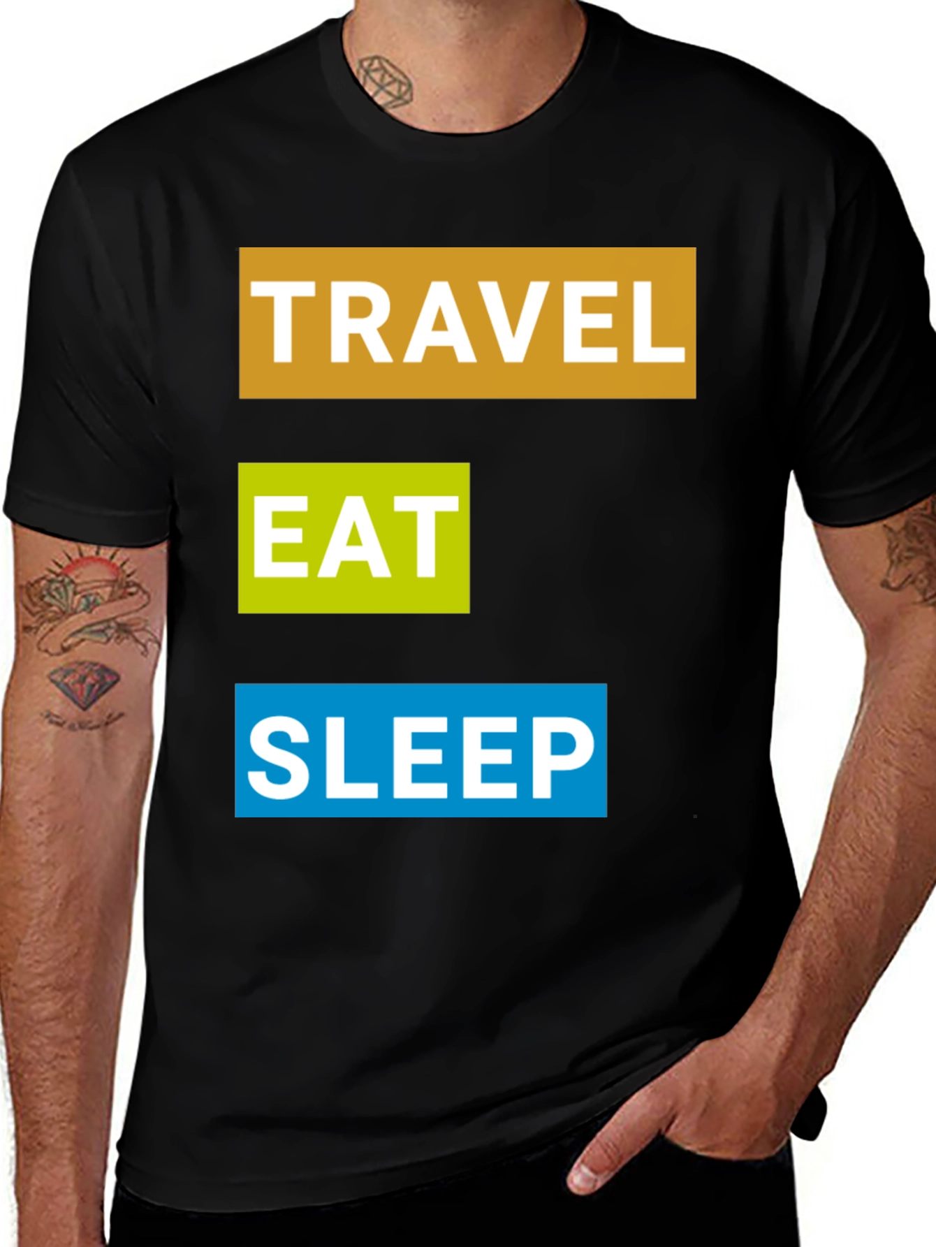 Travel Eat Sleep T-Shirt: Adventure Time!