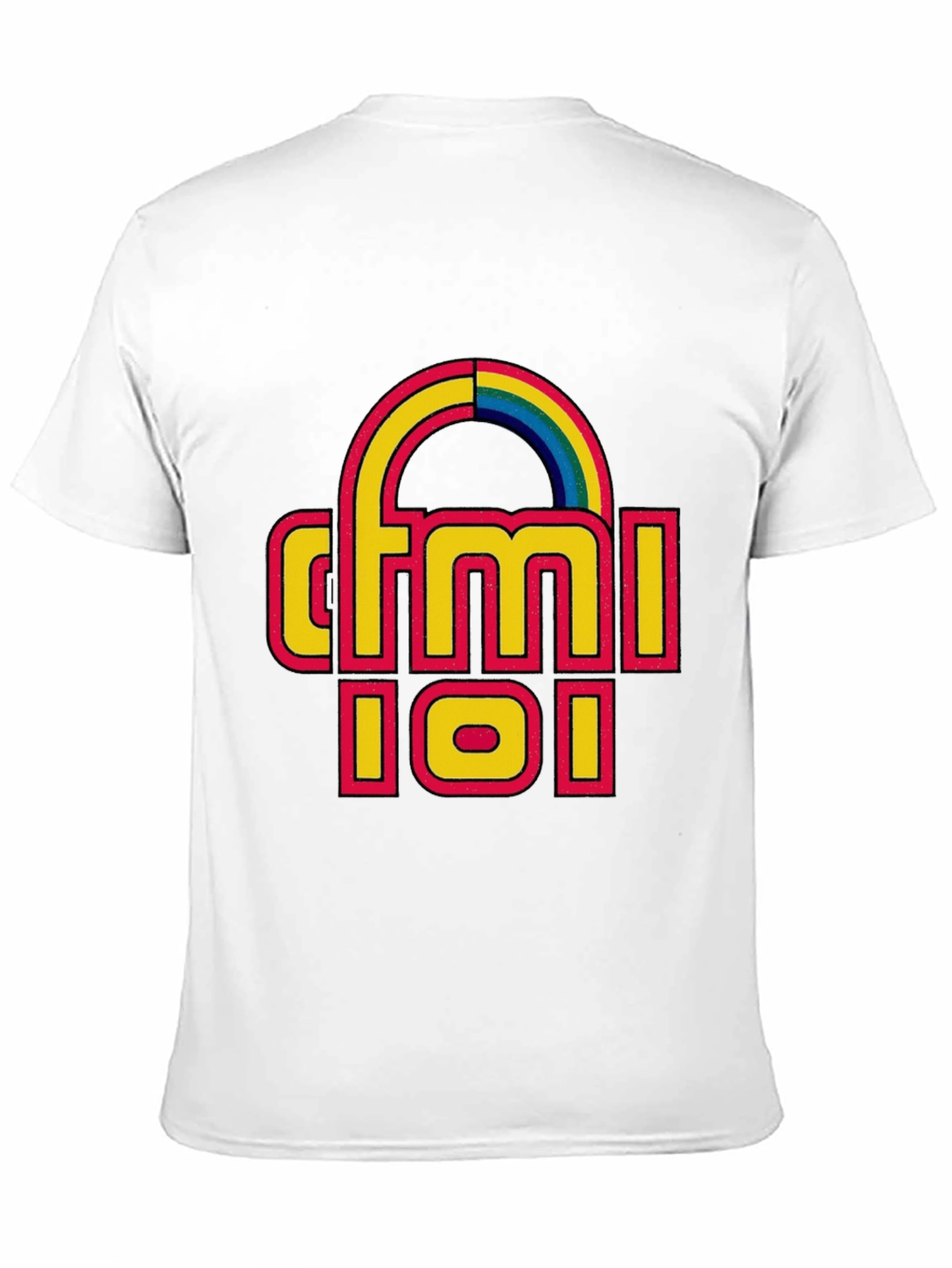 CFMI 101 Retro Rainbow Black T-Shirt