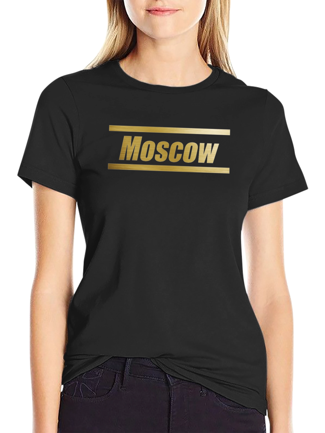 Moscow Graphic Tee - Mens Black T-Shirt