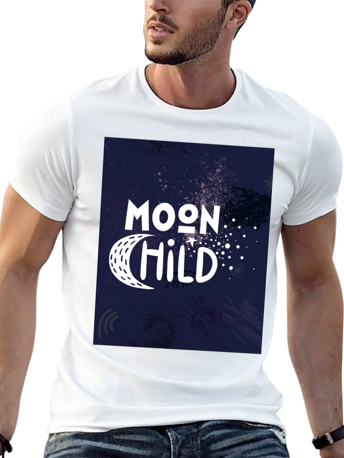Moon Child Graphic Tee - Stylish Unisex T-Shirt