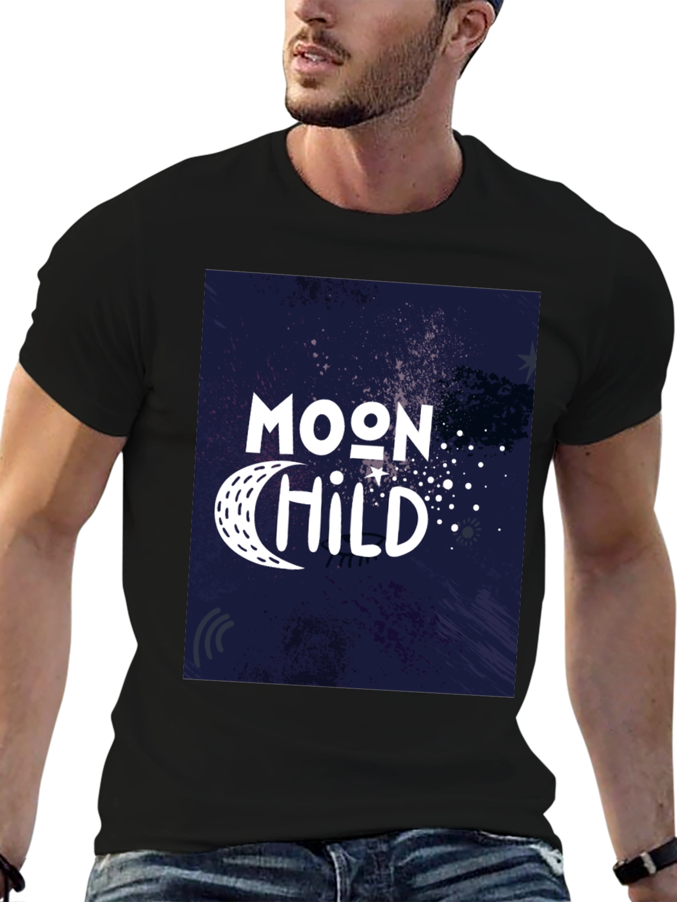 Moon Child Graphic Tee - Stylish Unisex T-Shirt