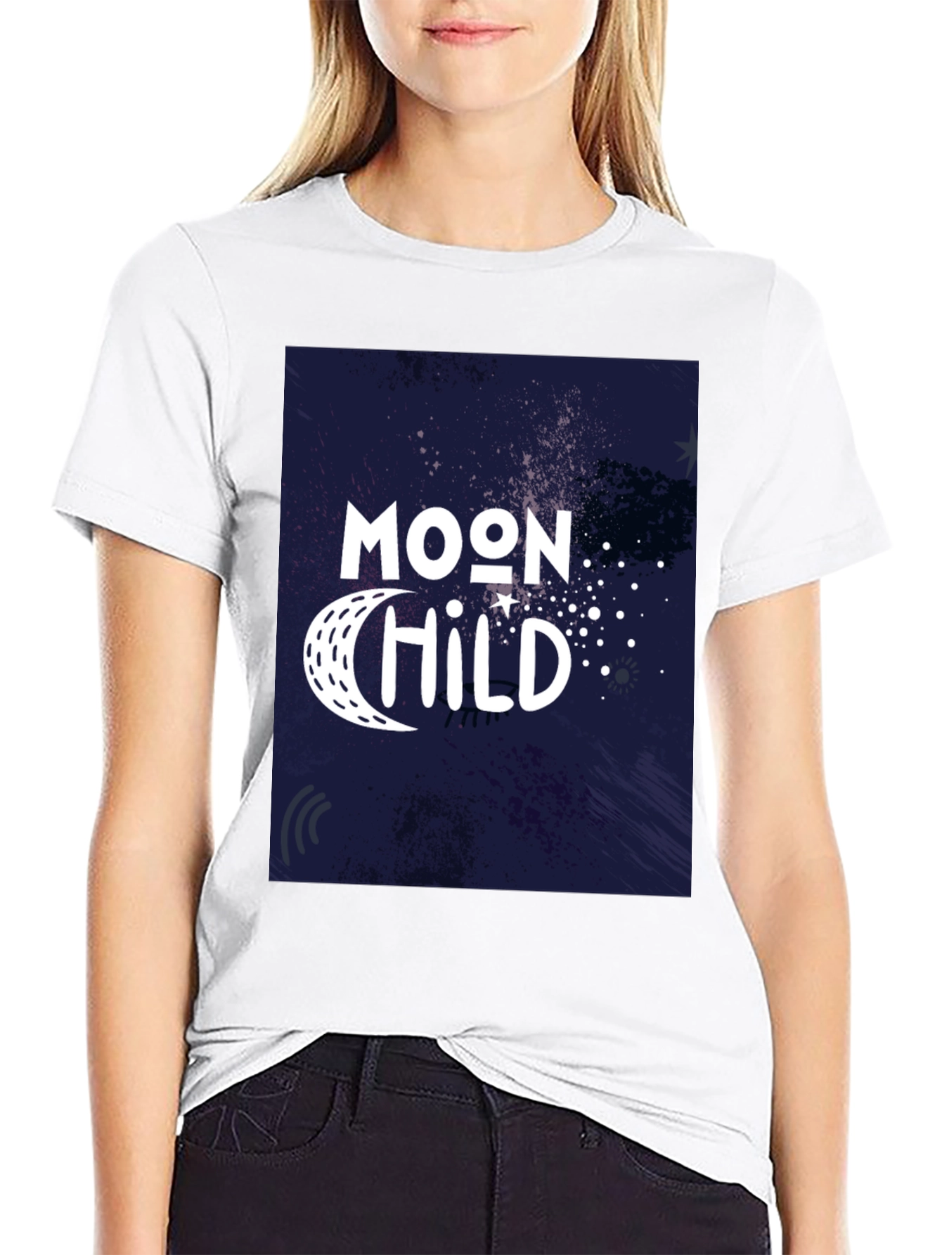 Moon Child Graphic Tee - Stylish Unisex T-Shirt
