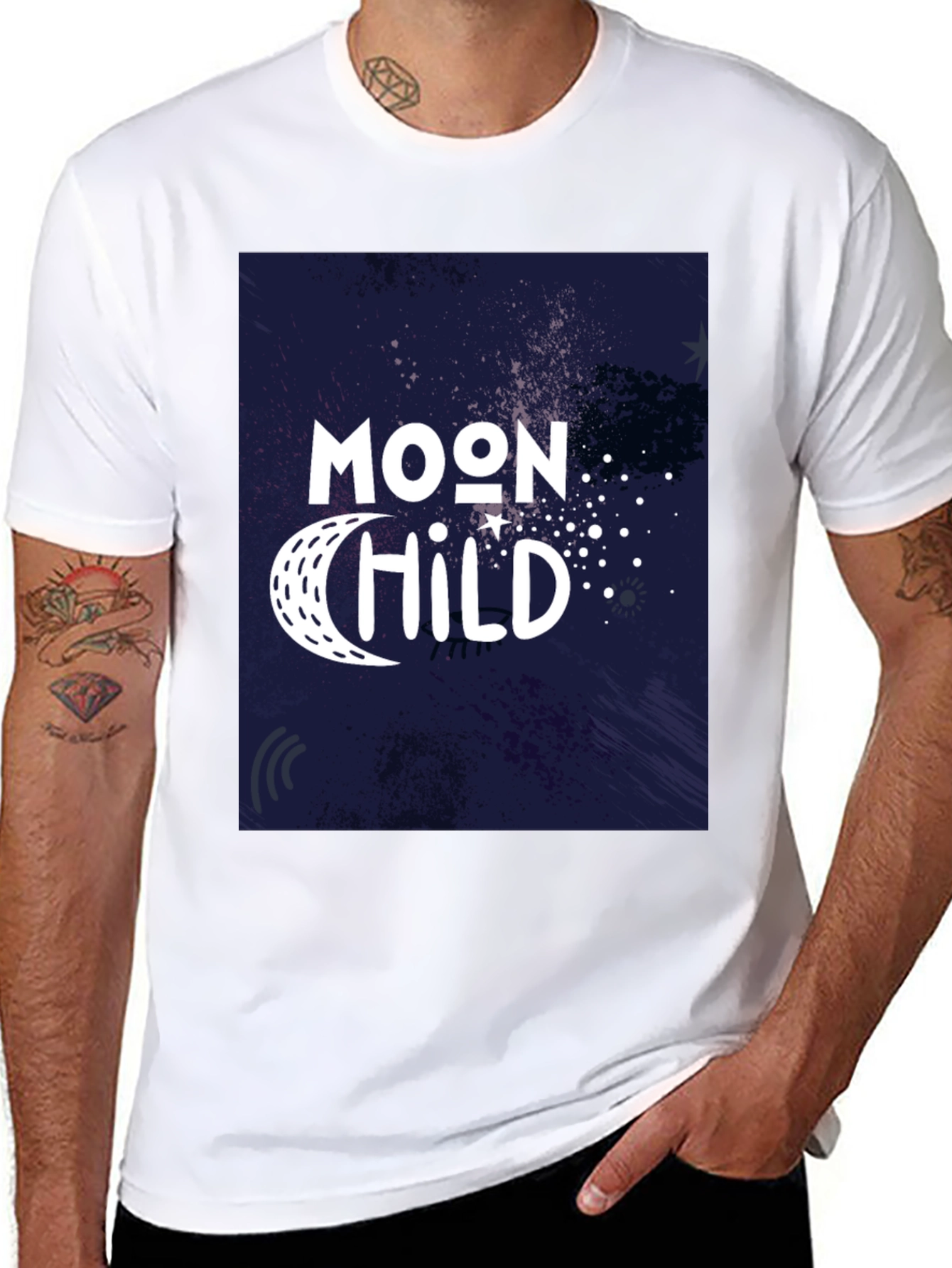 Moon Child Graphic Tee - Stylish Unisex T-Shirt