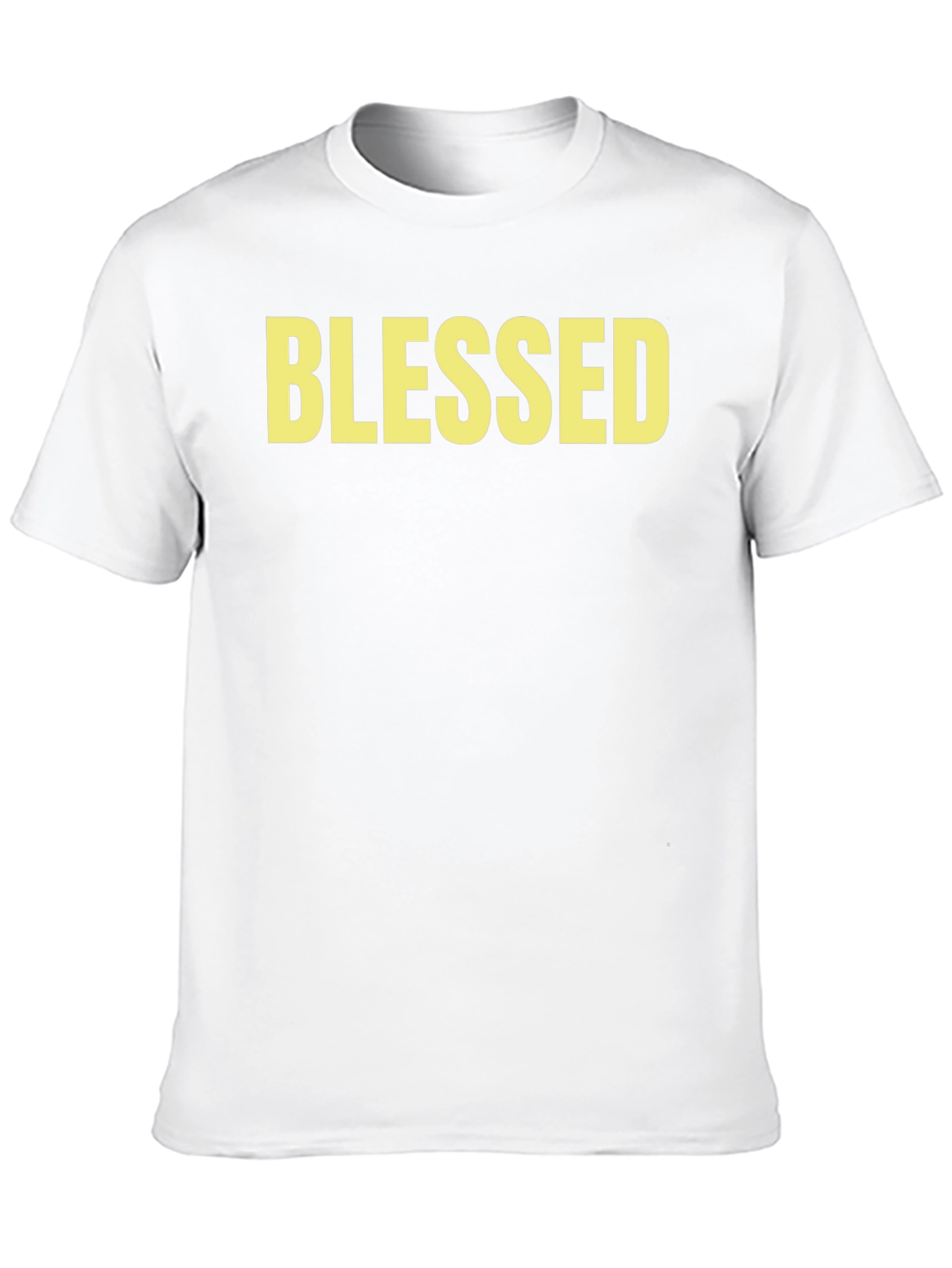 Blessed Graphic Tee - Black Cotton Comfort