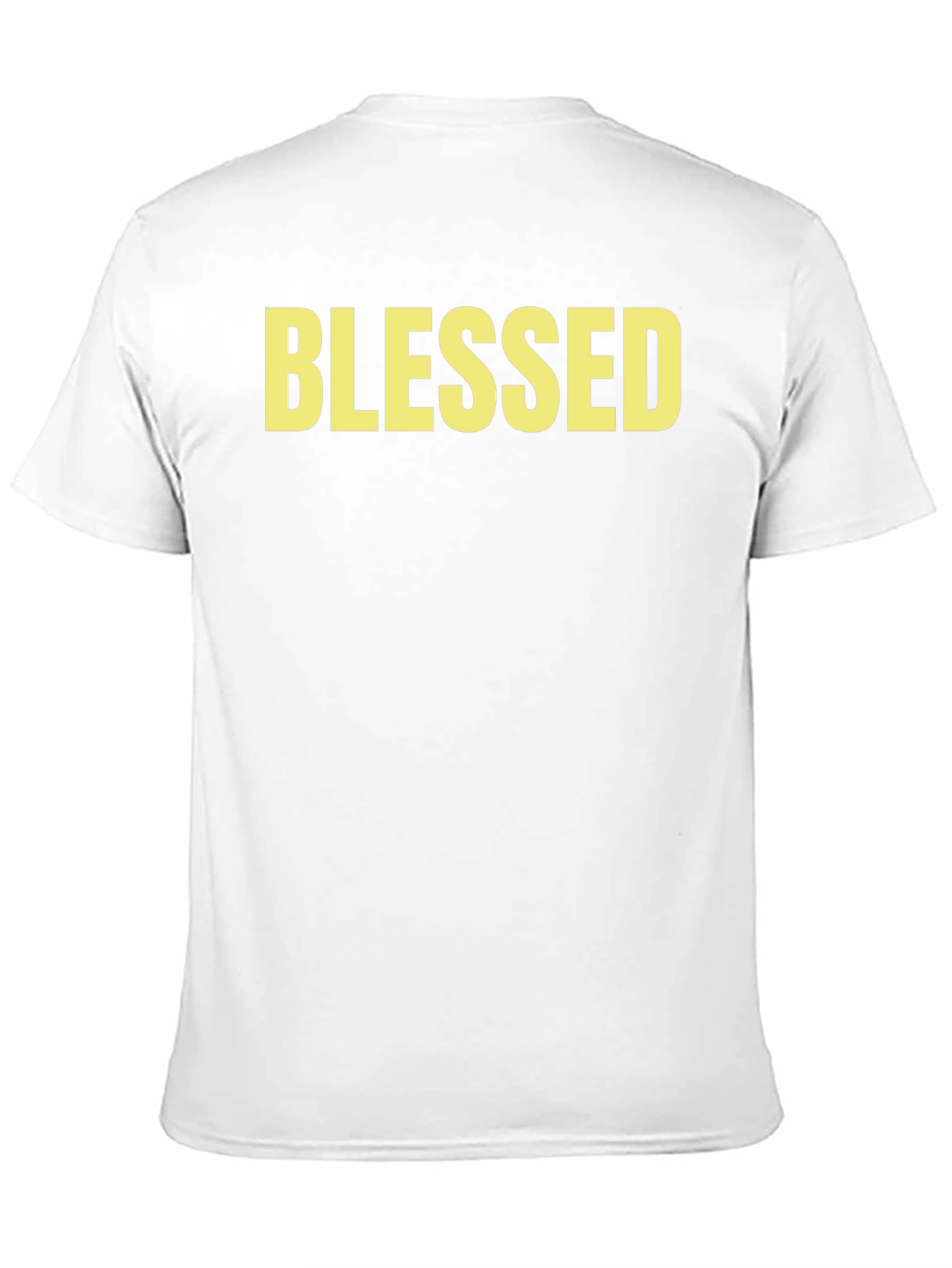 Blessed Graphic Tee - Black Cotton Comfort
