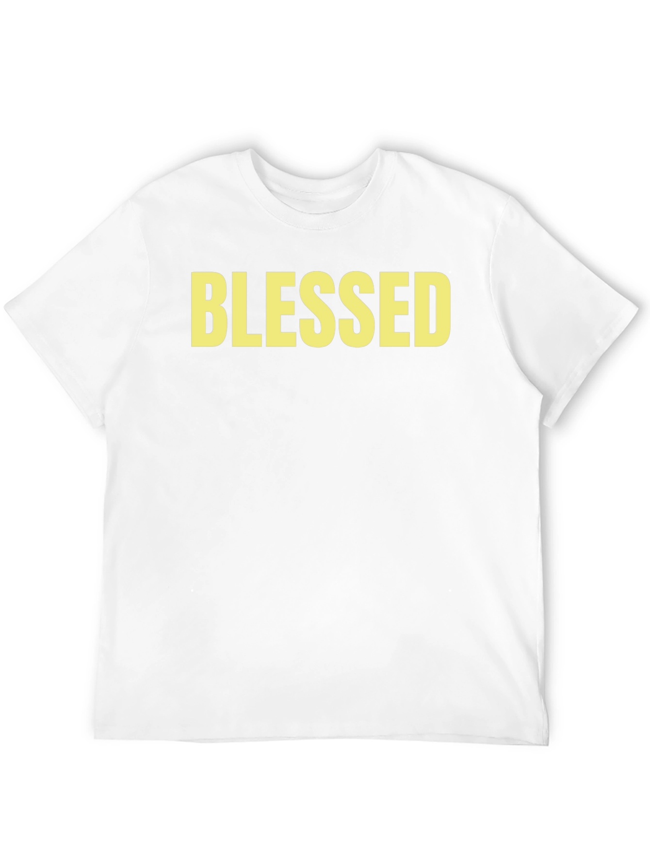 Blessed Graphic Tee - Black Cotton Comfort