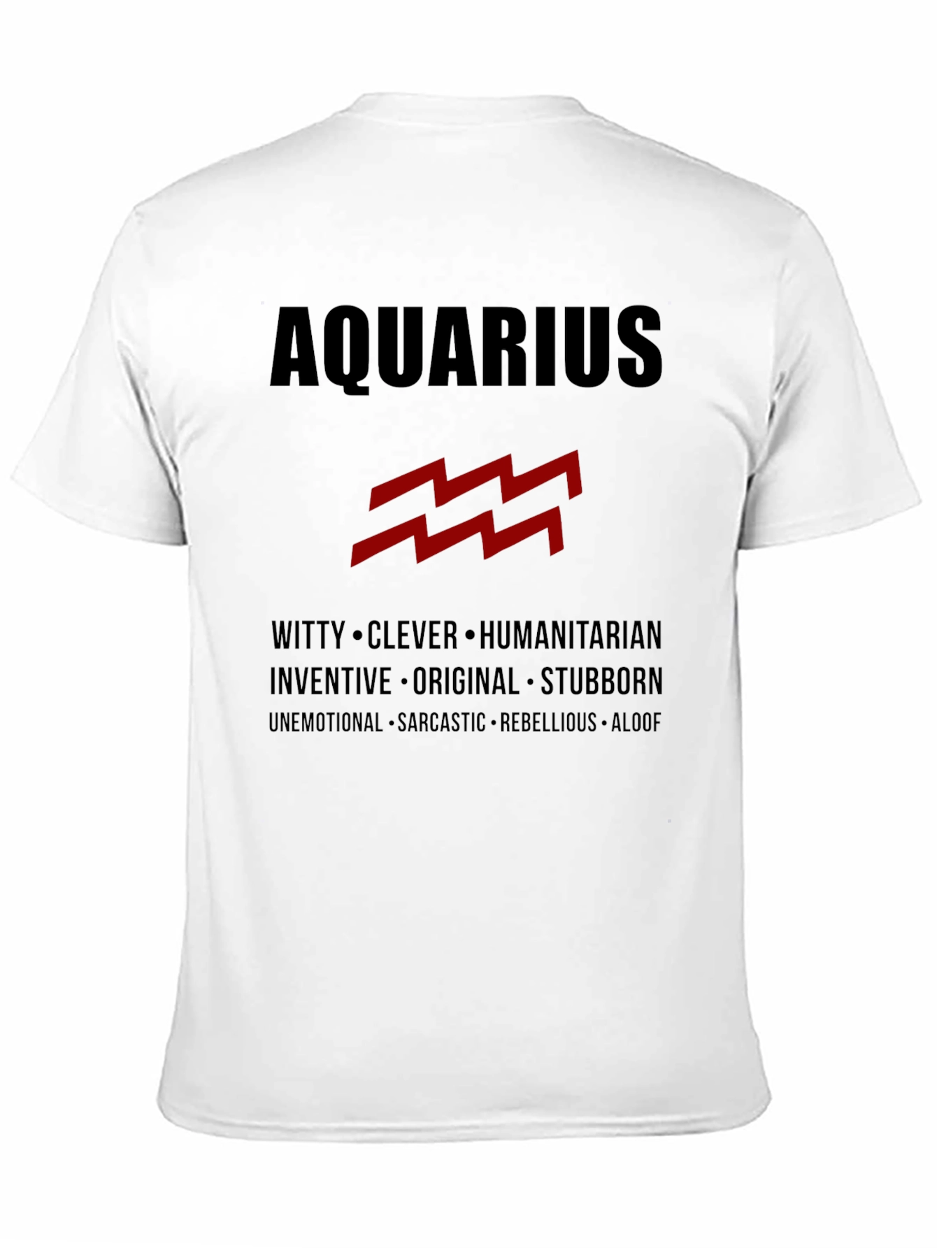 Aquarius Zodiac T-Shirt - Stylish Astrology Tee