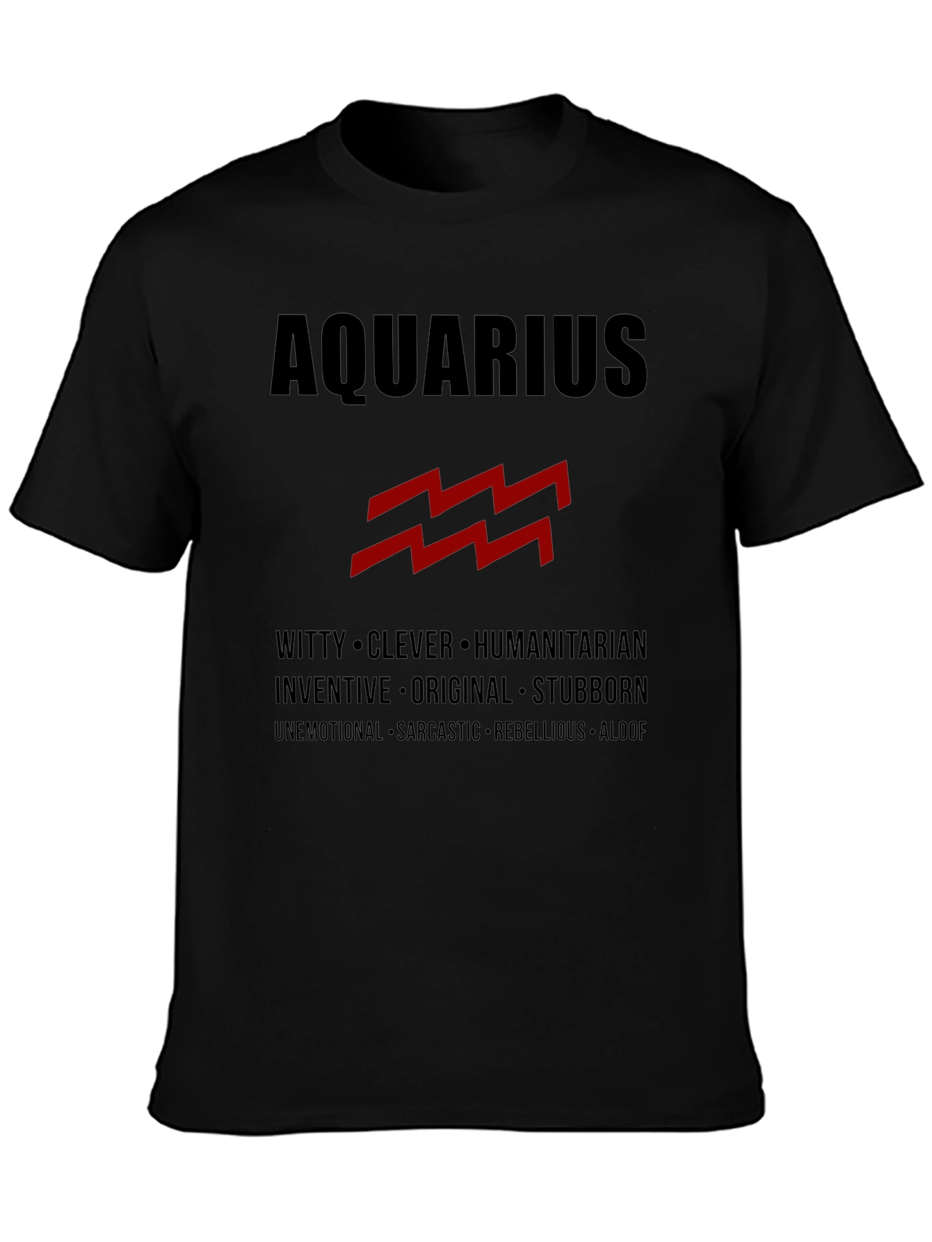 Aquarius Zodiac T-Shirt - Stylish Astrology Tee
