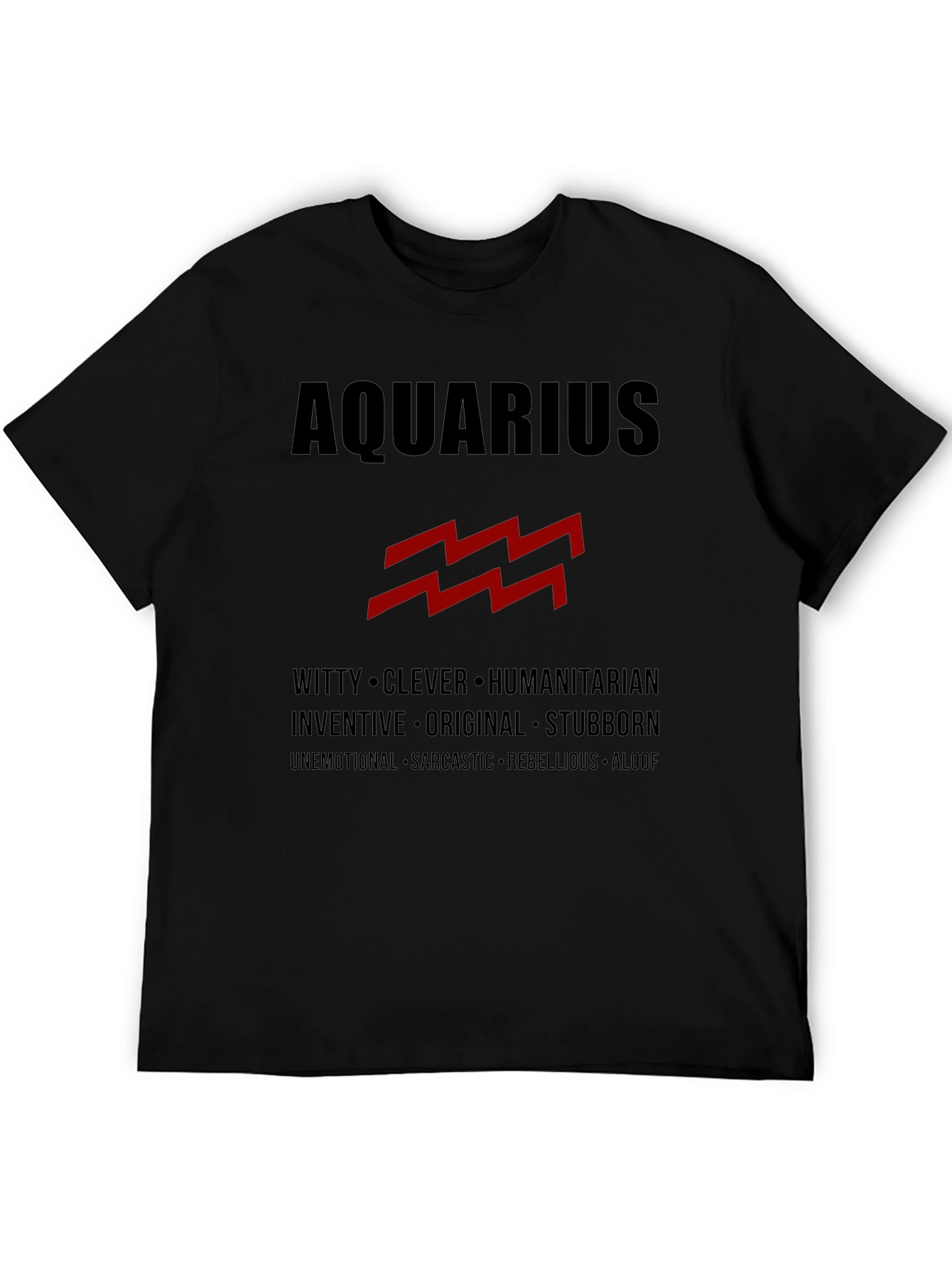Aquarius Zodiac T-Shirt - Stylish Astrology Tee