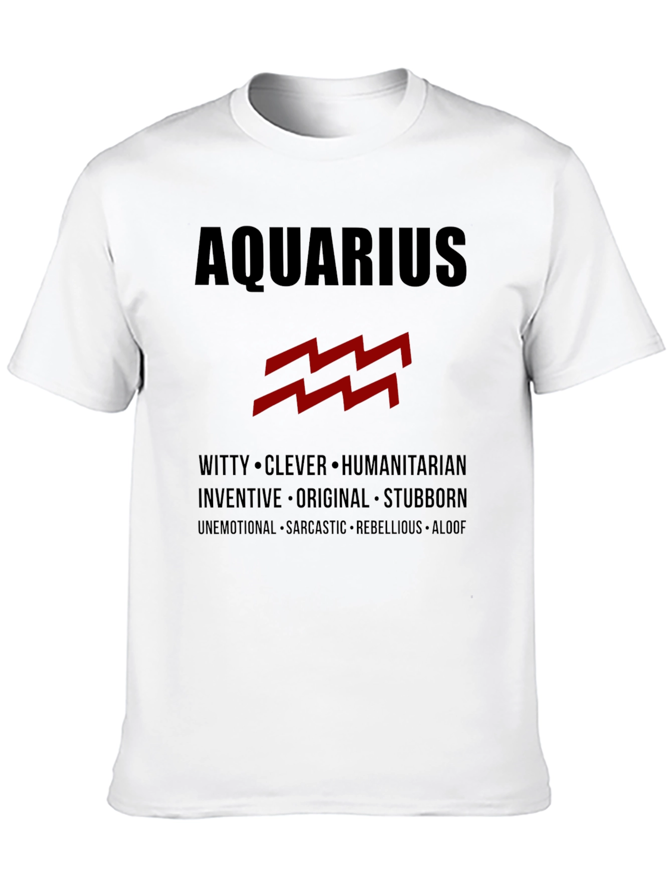 Aquarius Zodiac T-Shirt - Stylish Astrology Tee
