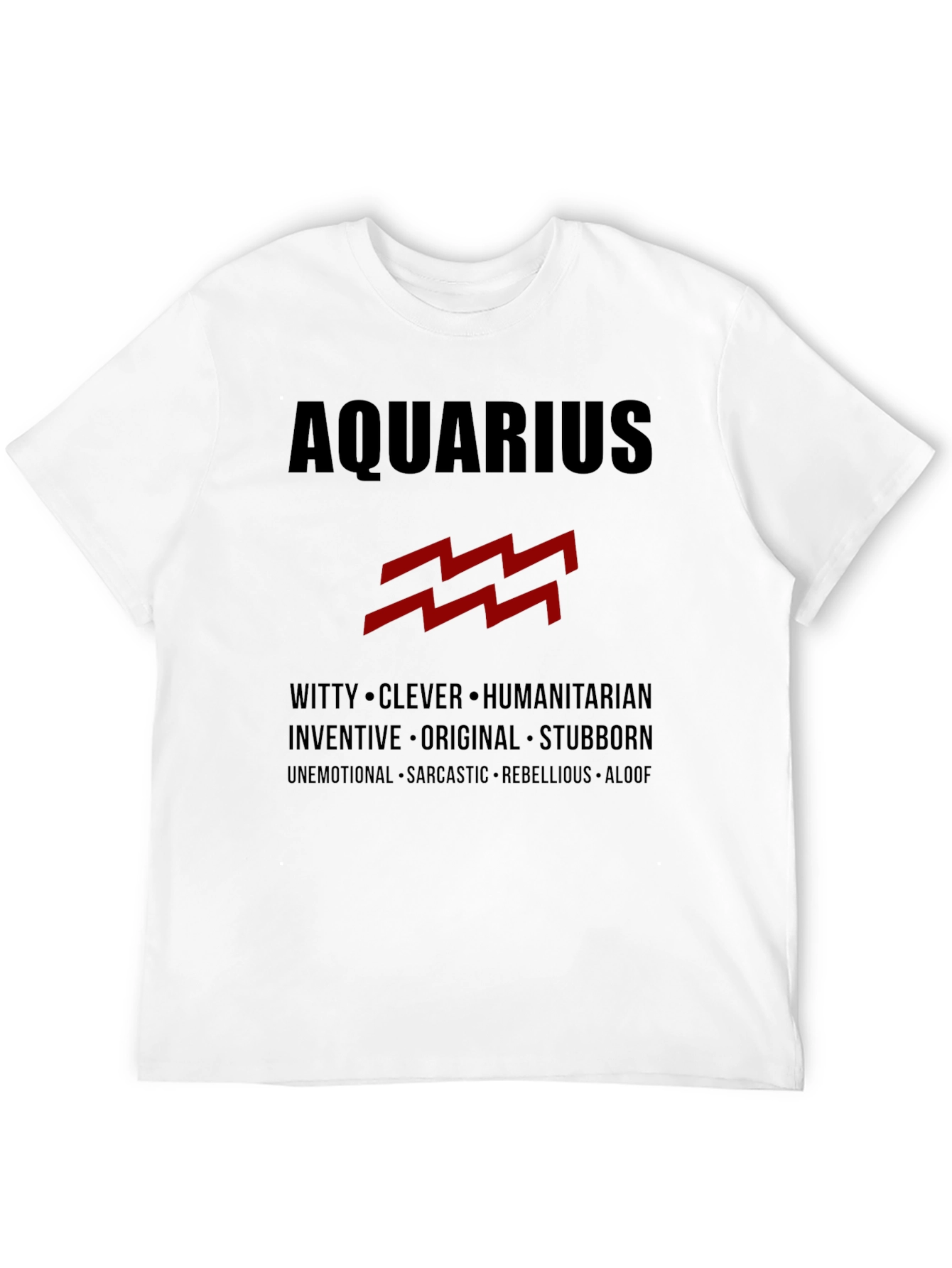 Aquarius Zodiac T-Shirt - Stylish Astrology Tee
