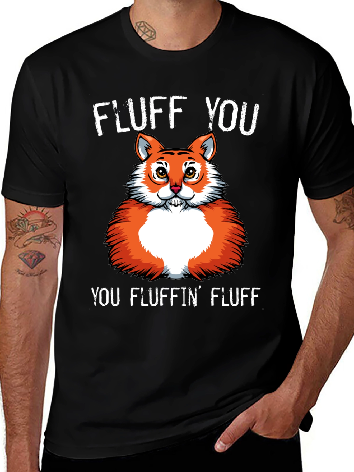 Fluff You Fox T-Shirt Funny Graphic Tee
