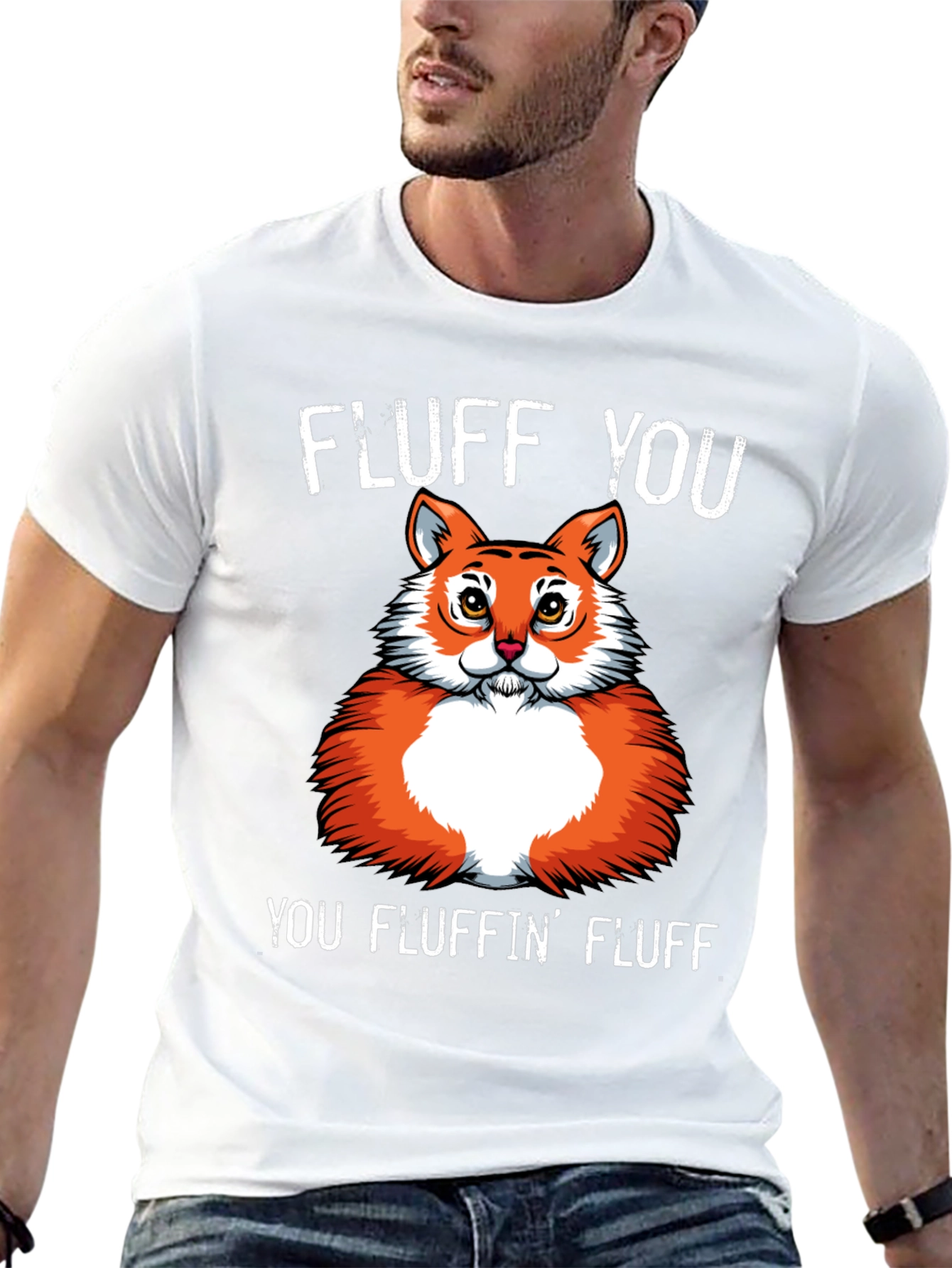 Fluff You Fox T-Shirt Funny Graphic Tee