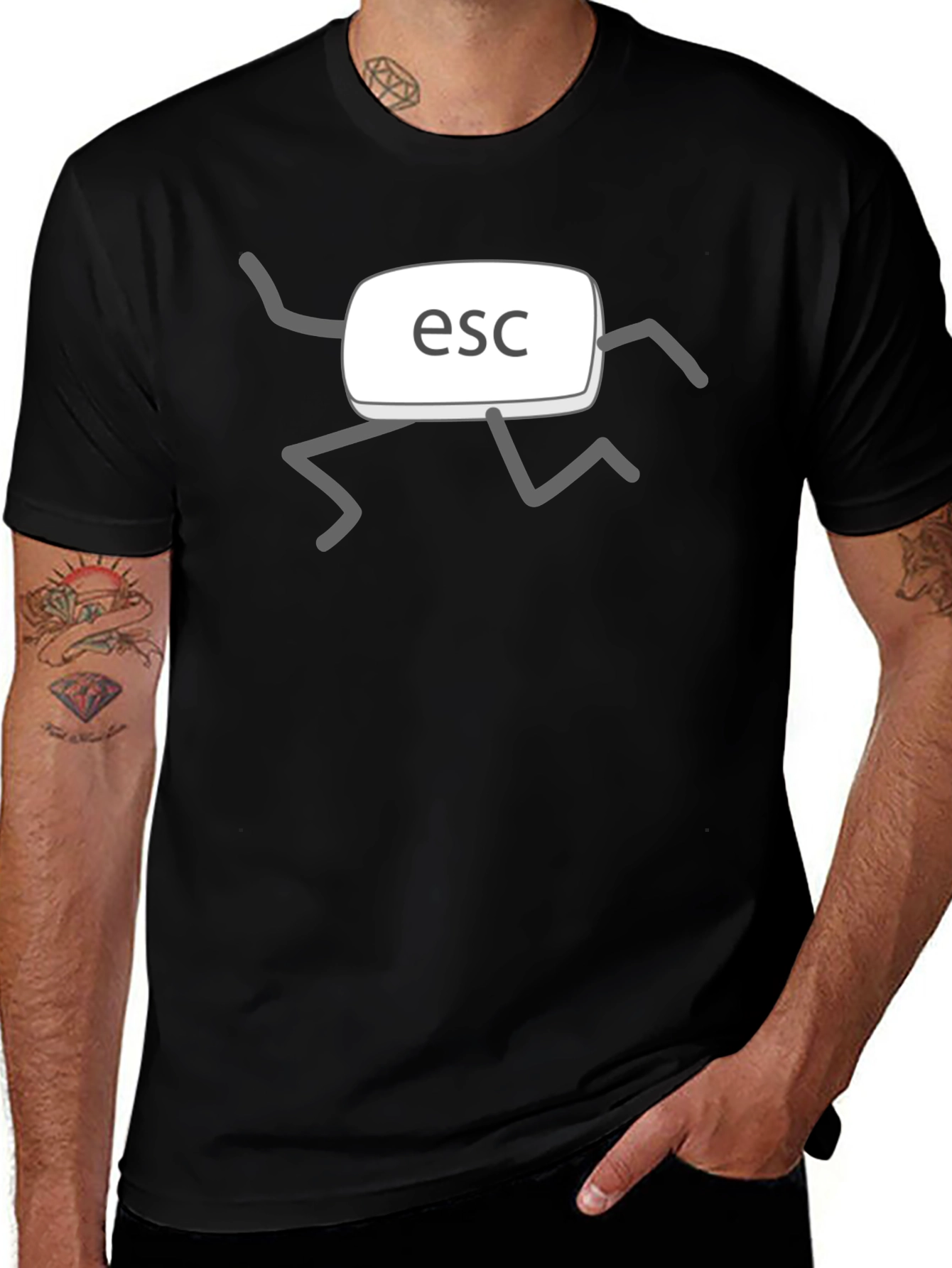 Escape Key T-Shirt - Funny Programmer Geek Tee