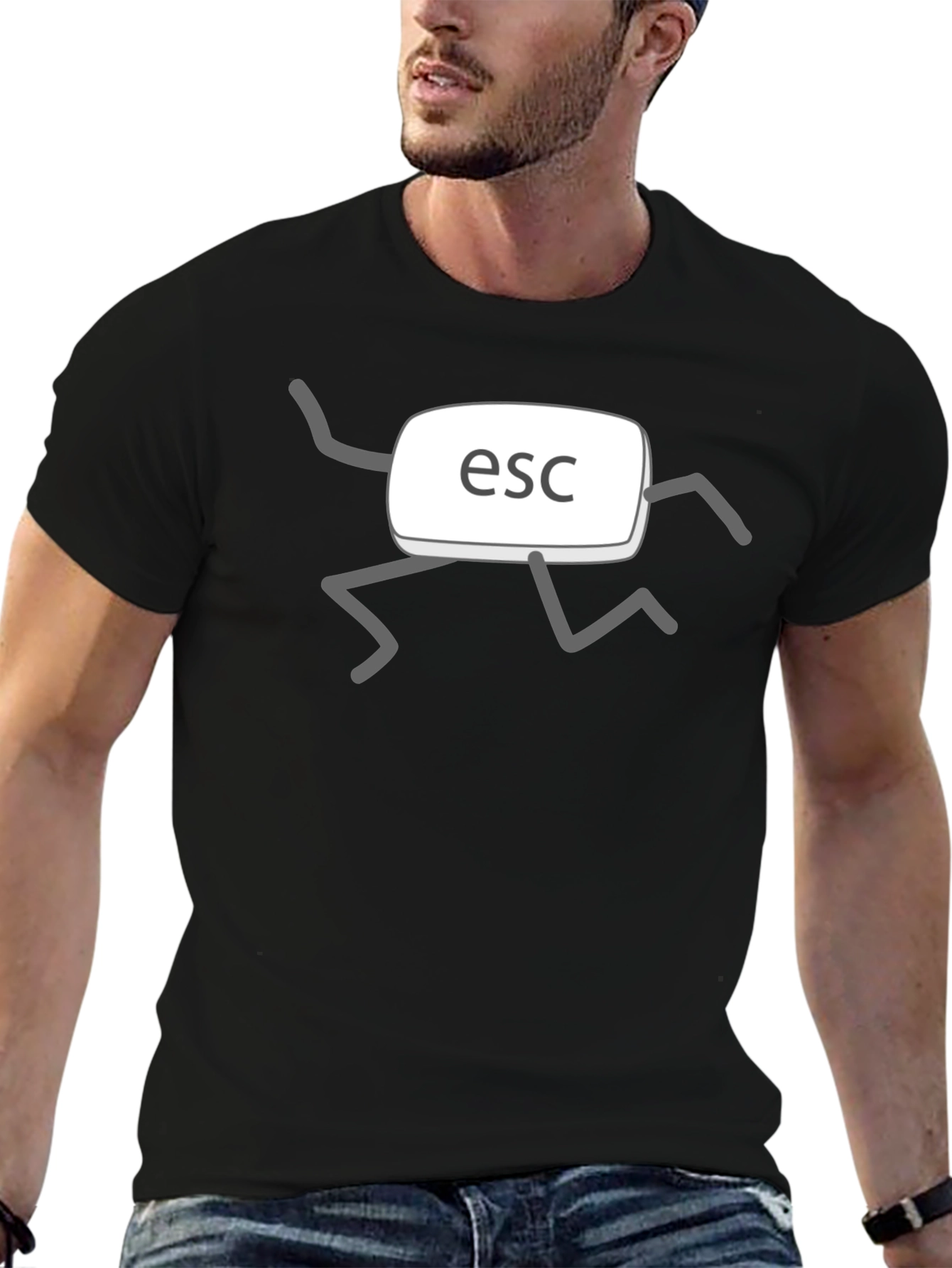 Escape Key T-Shirt - Funny Programmer Geek Tee