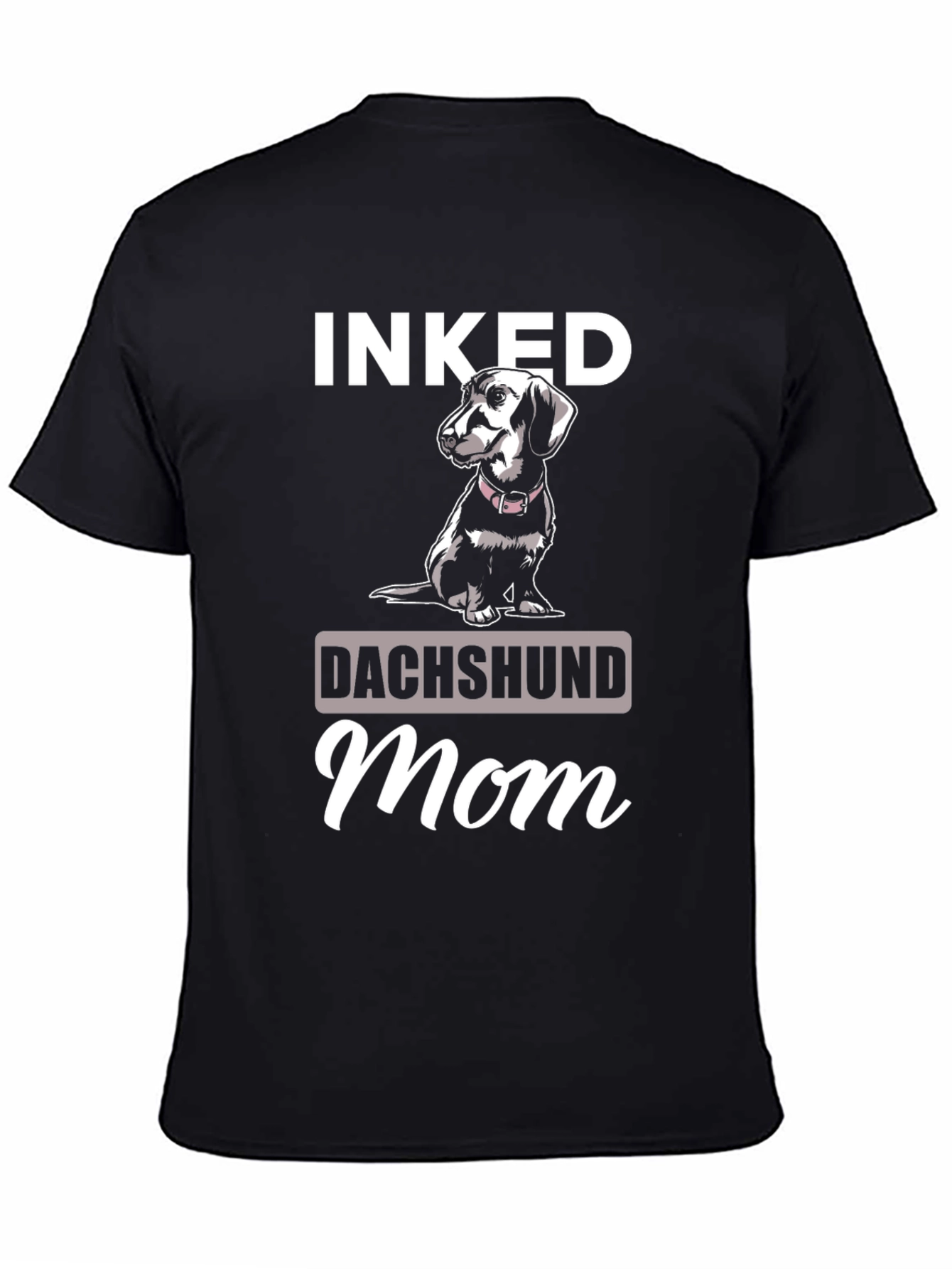 Inked Dachshund Mom Graphic T-Shirt