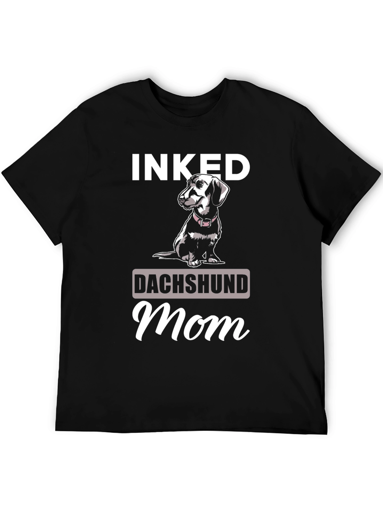 Inked Dachshund Mom Graphic T-Shirt