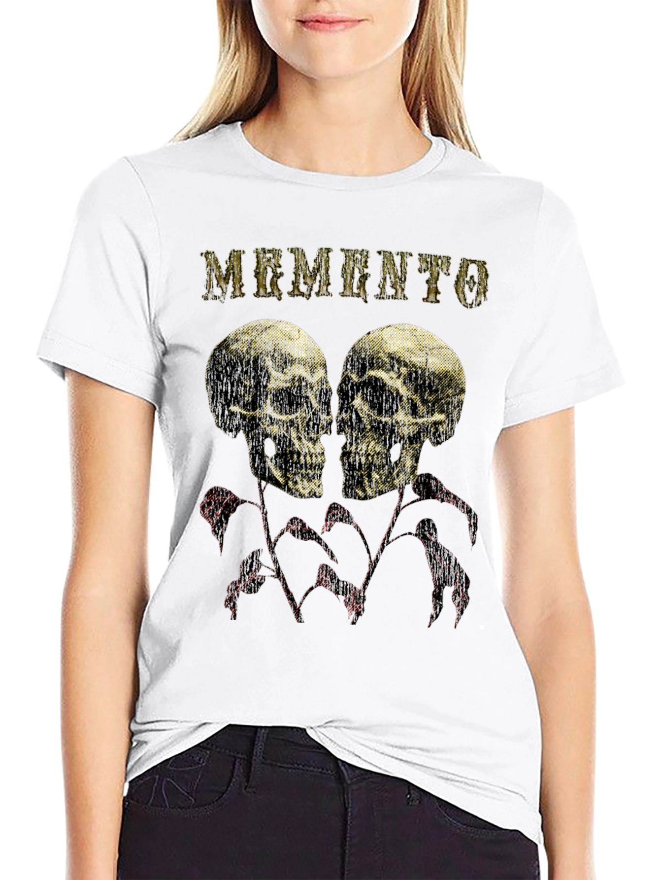 Memento Skulls Graphic T-Shirt - Dark Humor Apparel