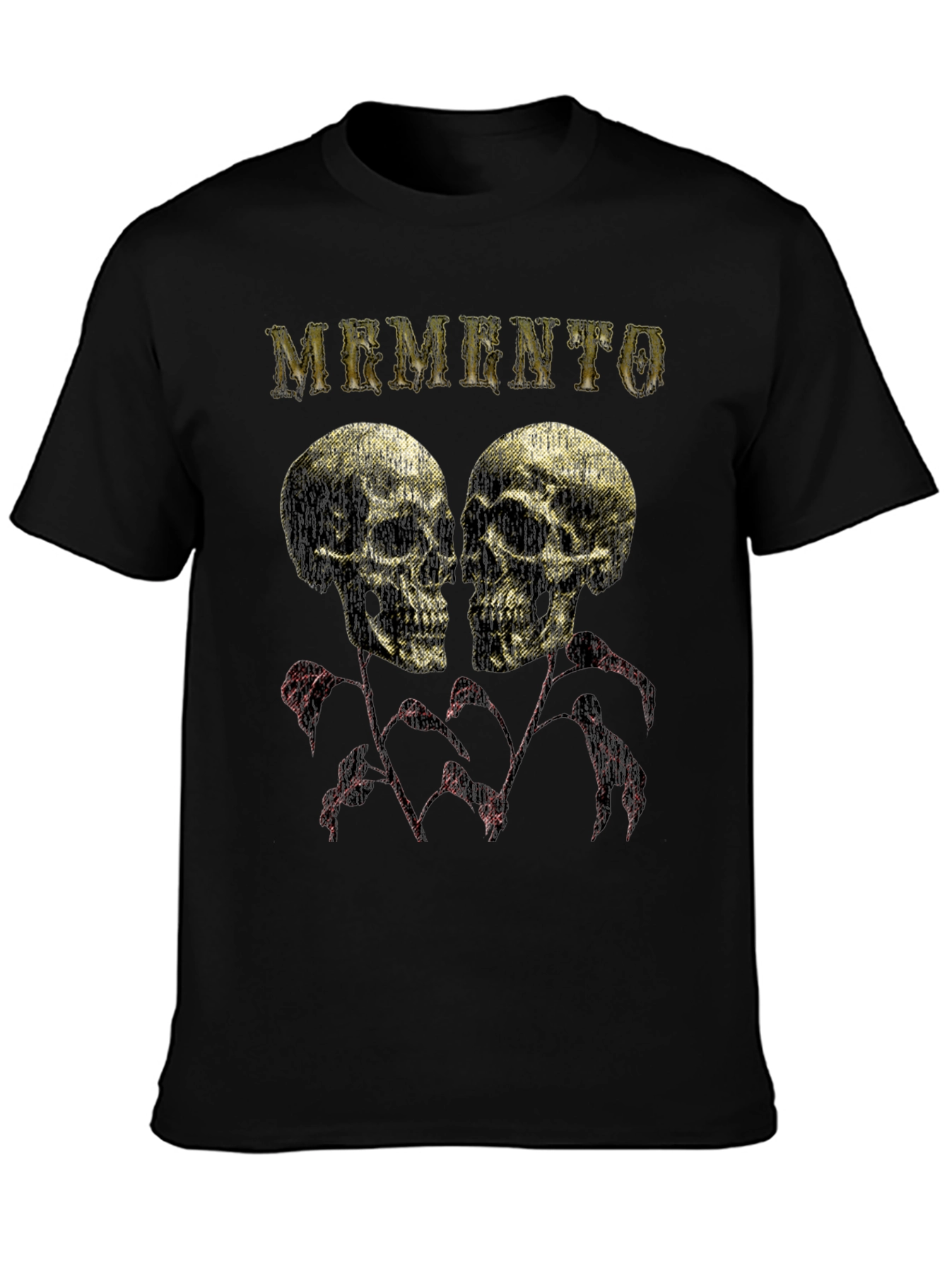 Memento Skulls Graphic T-Shirt - Dark Humor Apparel