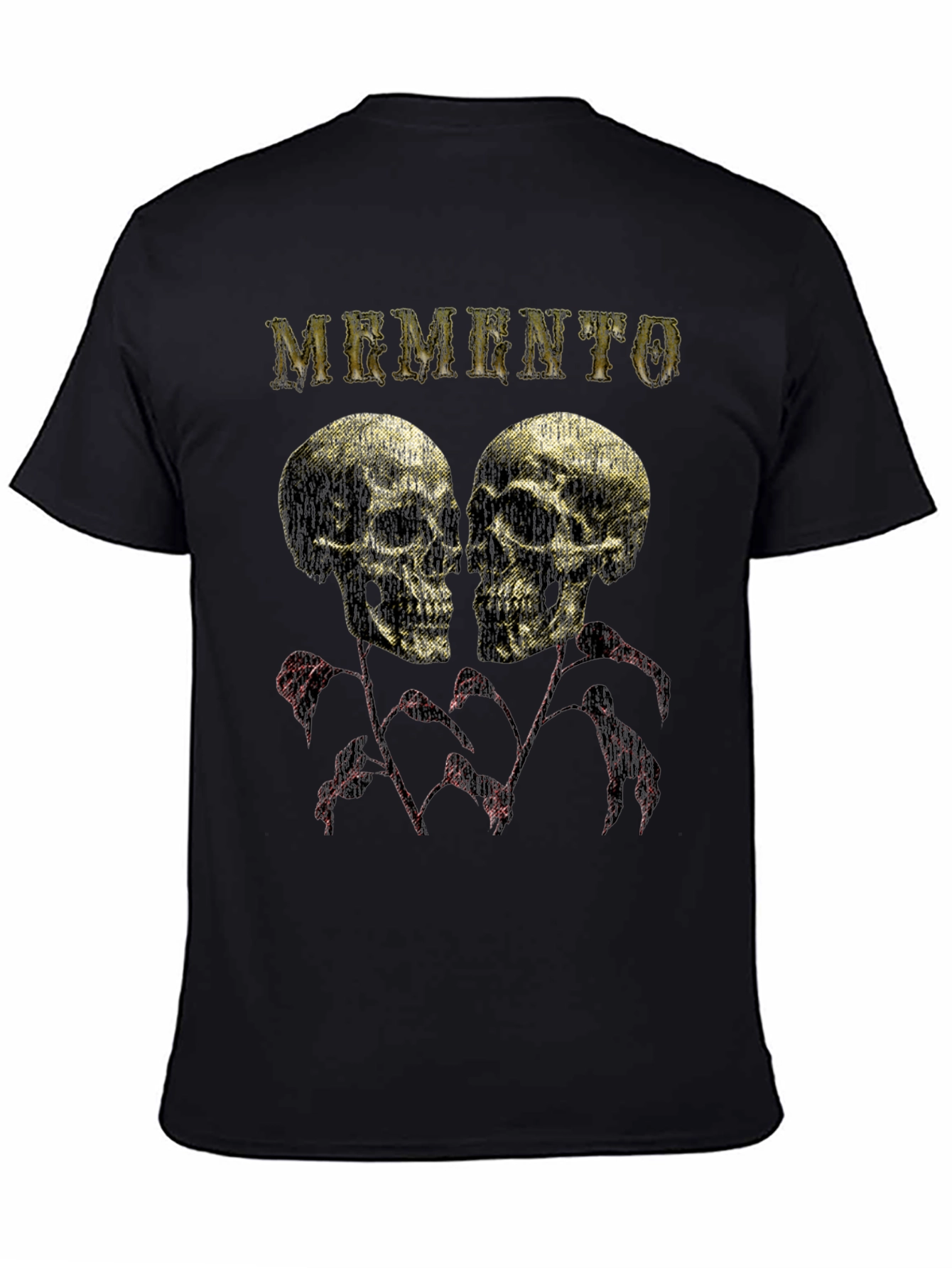 Memento Skulls Graphic T-Shirt - Dark Humor Apparel
